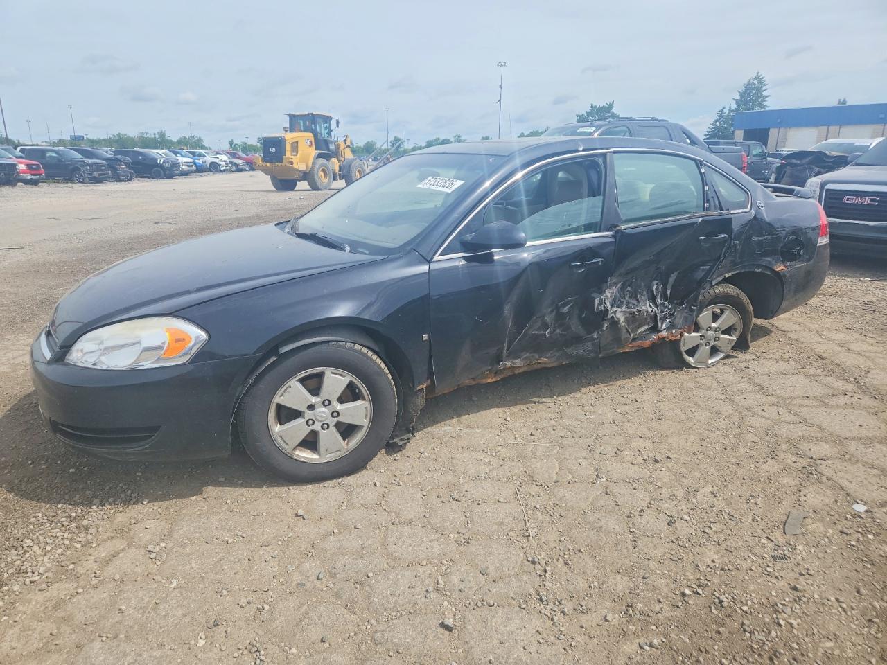 2008 Chevrolet Impala Black vin: 2G1WT58K589121461