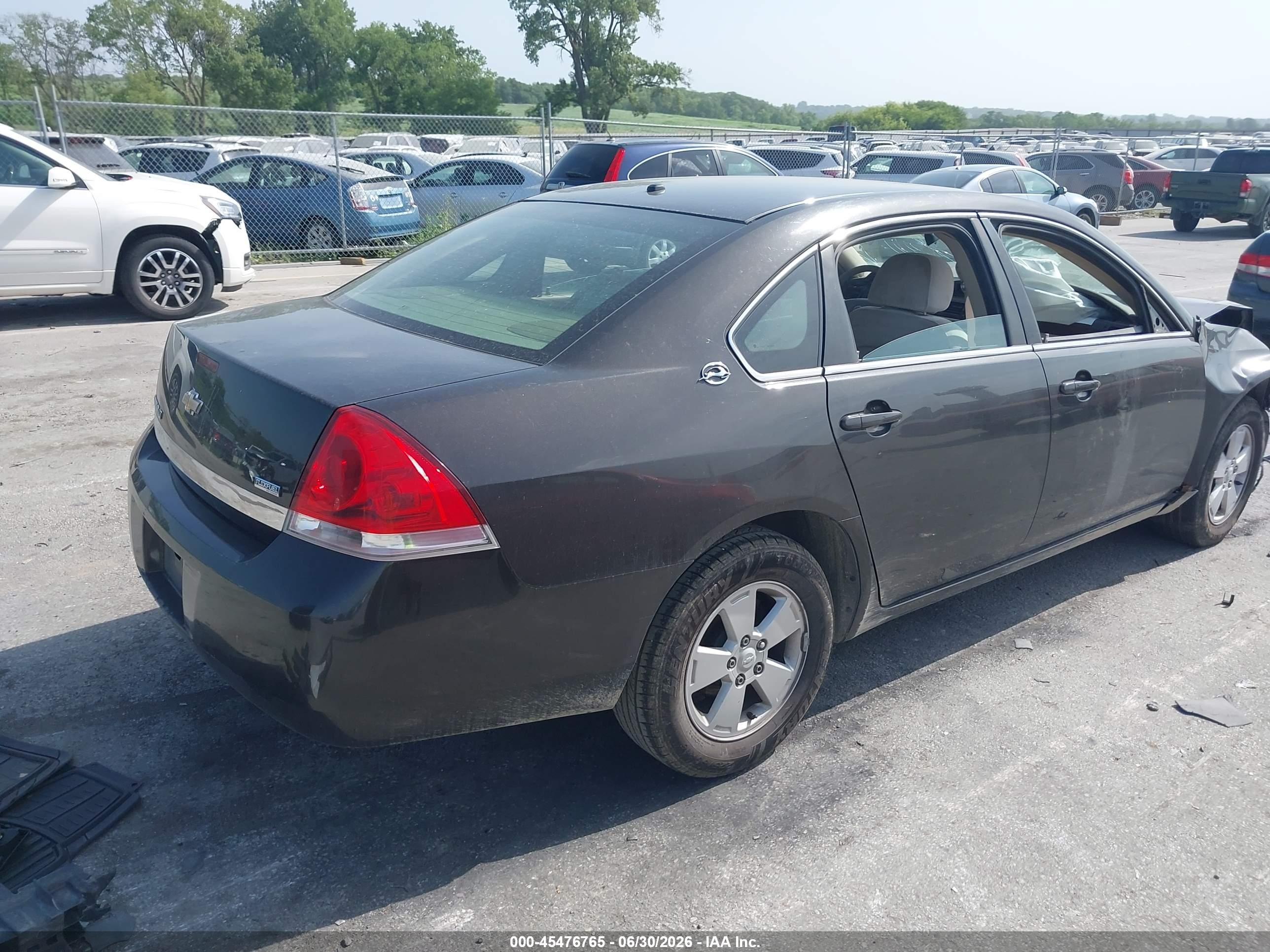 2008 Chevrolet Impala Lt Gray vin: 2G1WT58K589128247