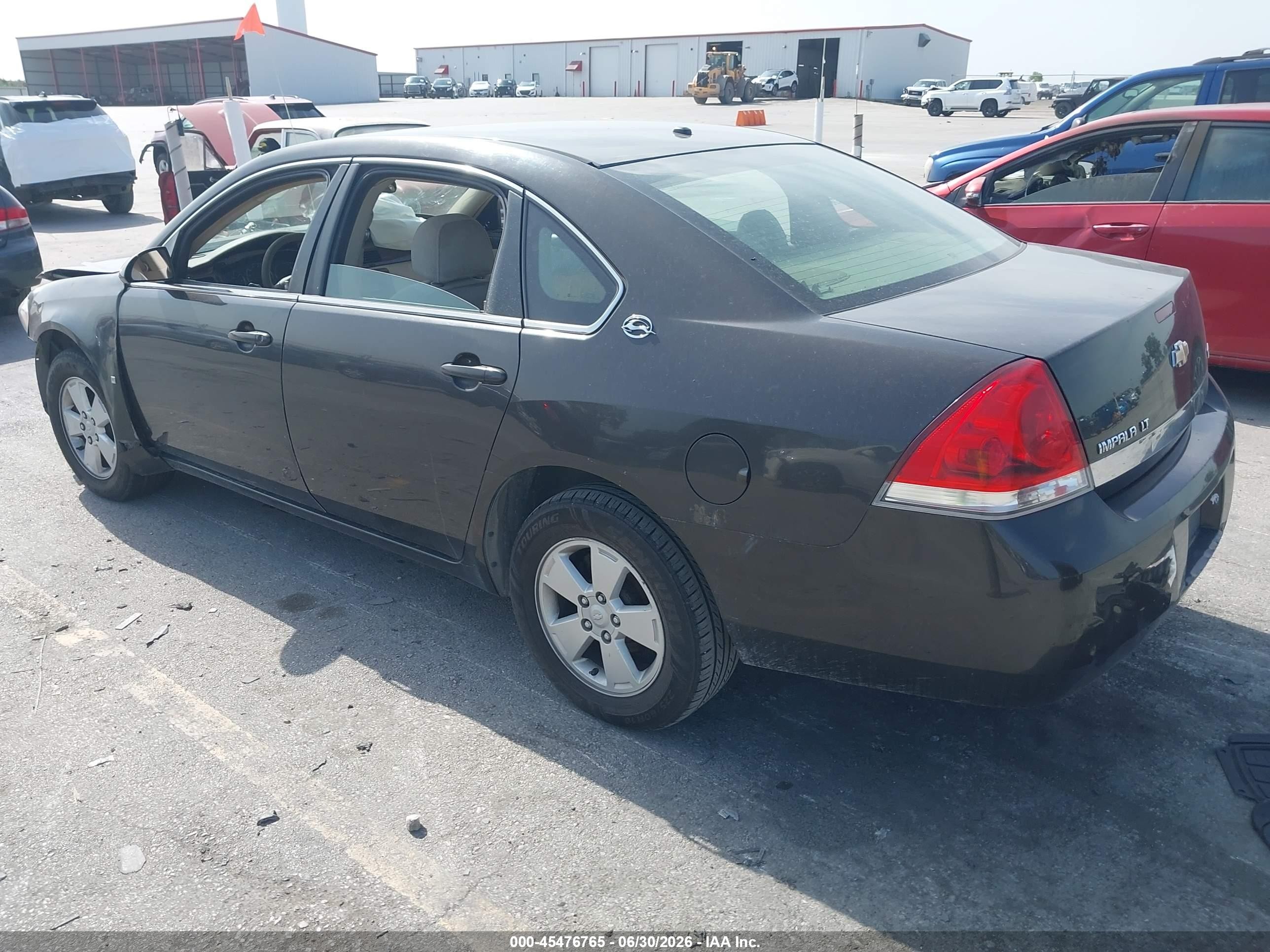 2008 Chevrolet Impala Lt Gray vin: 2G1WT58K589128247