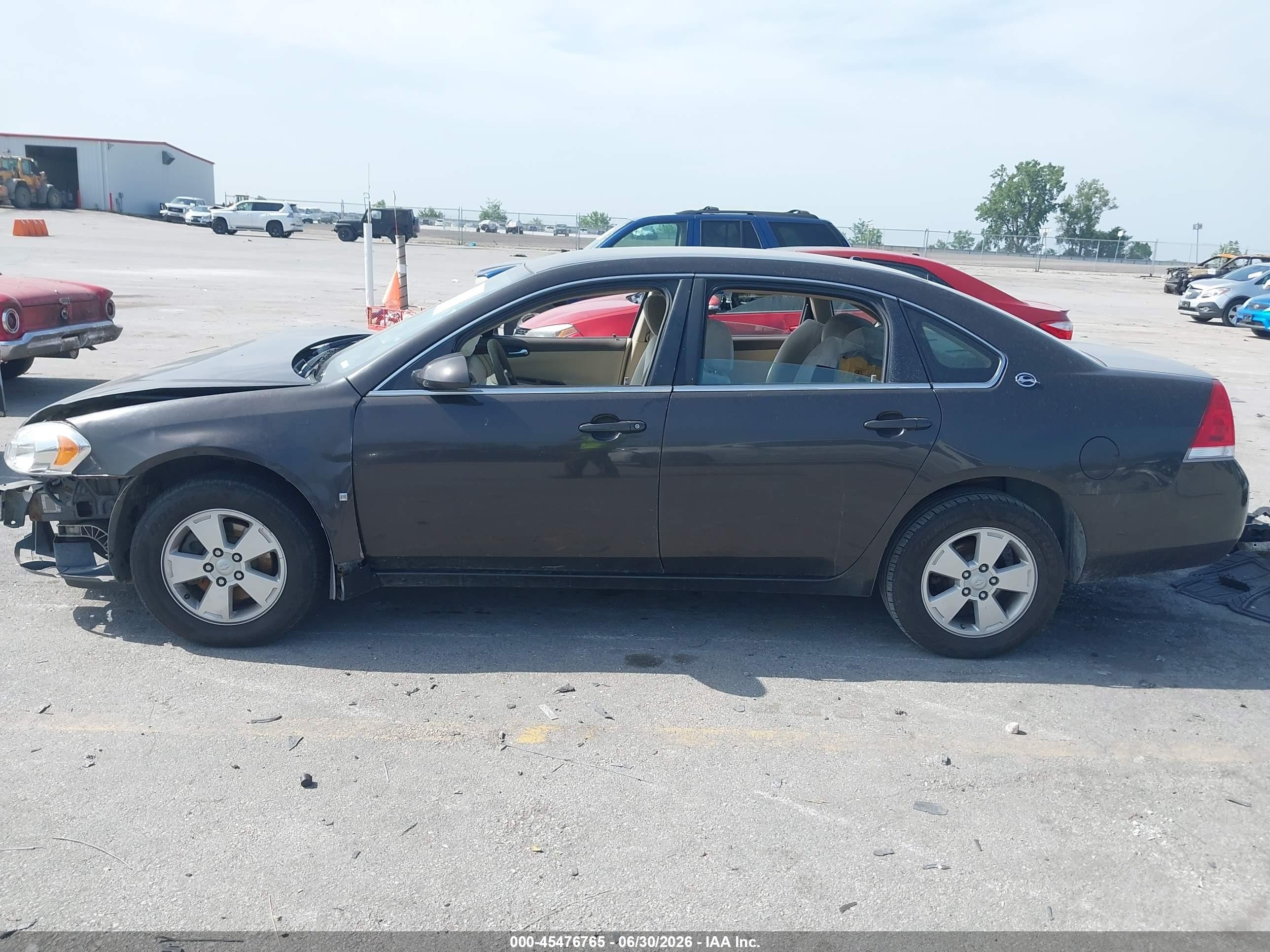 2008 Chevrolet Impala Lt Gray vin: 2G1WT58K589128247