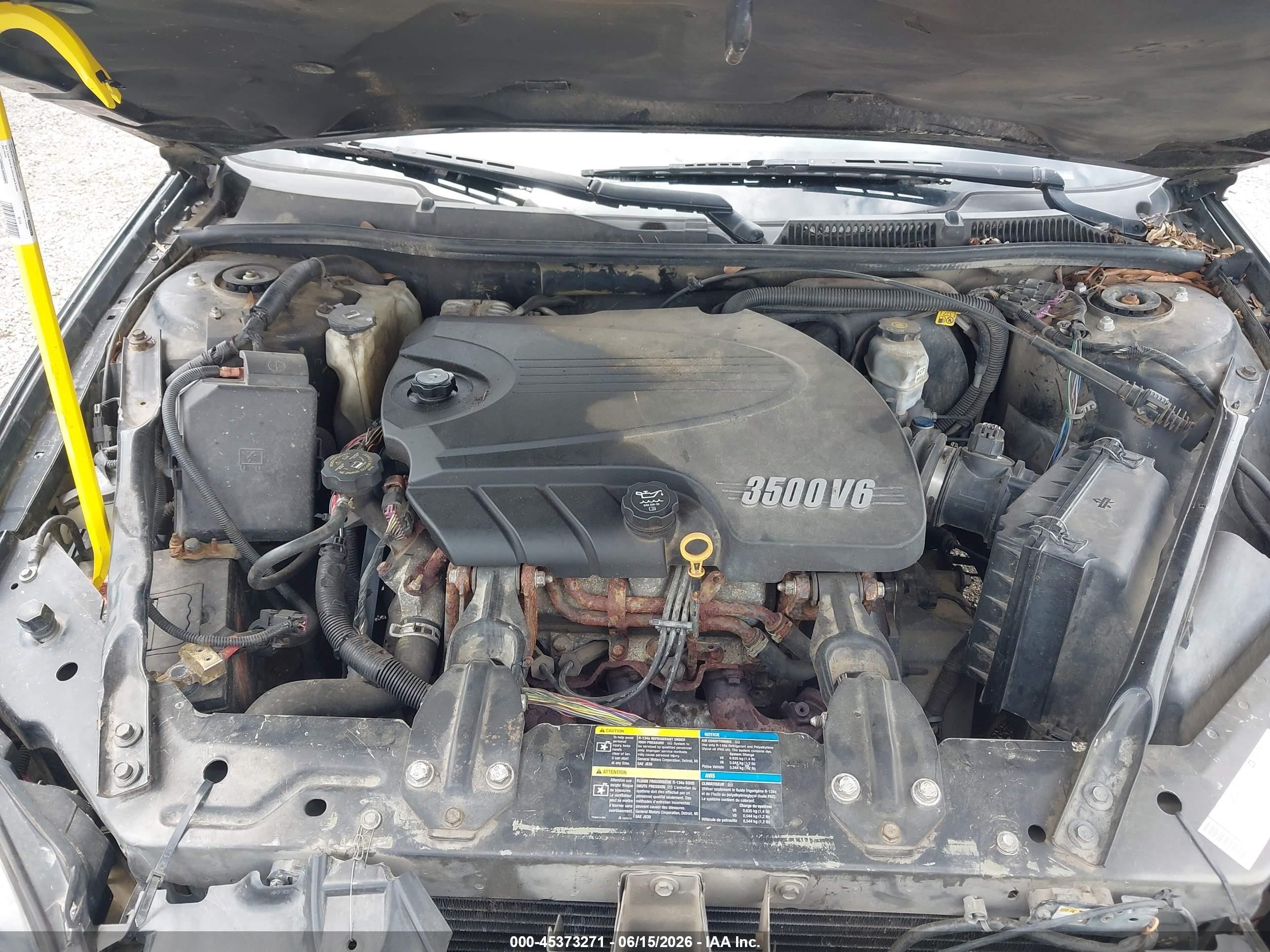 2008 Chevrolet Impala Lt Черный vin: 2G1WT58K589171566