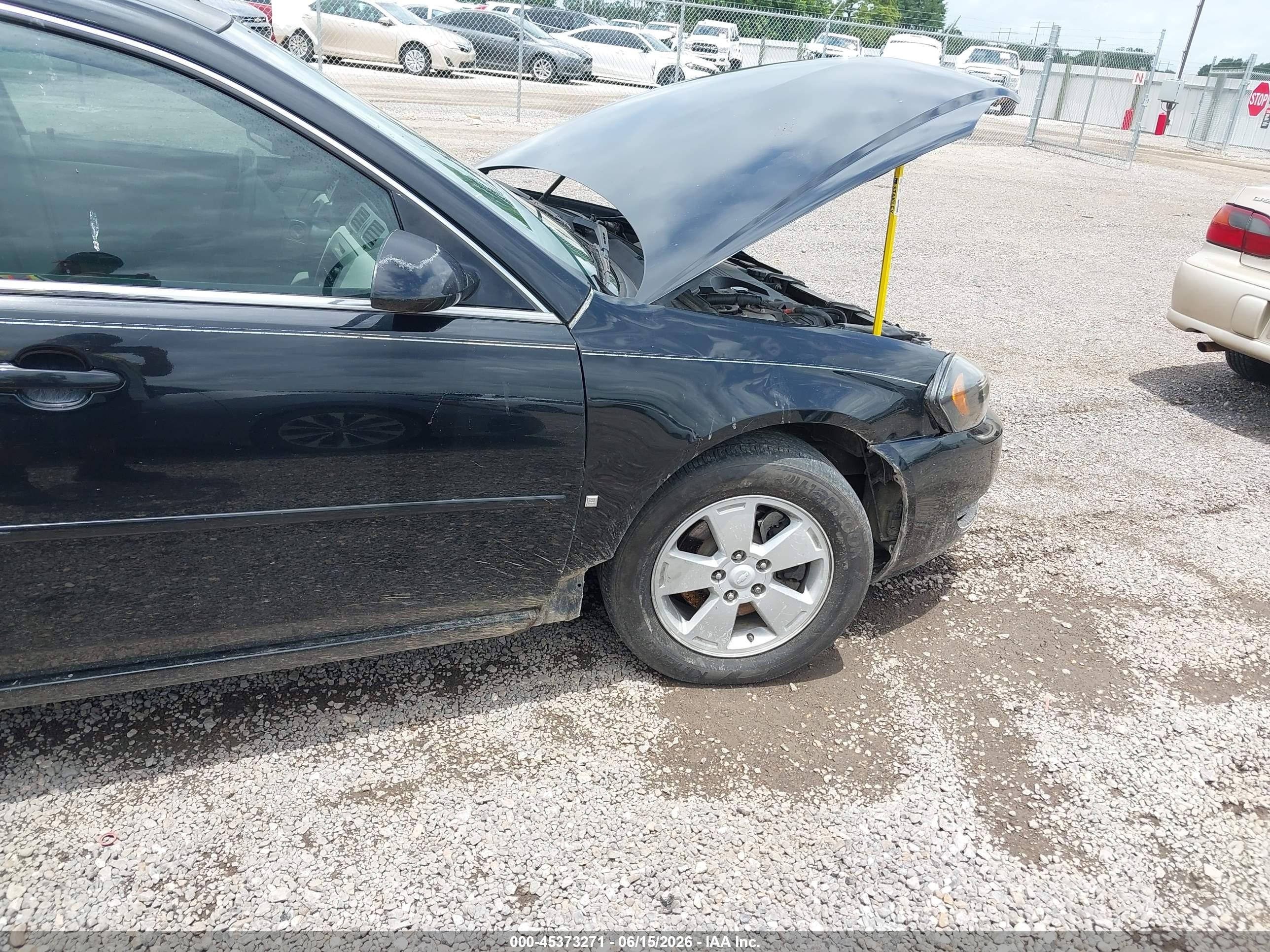 2008 Chevrolet Impala Lt Черный vin: 2G1WT58K589171566