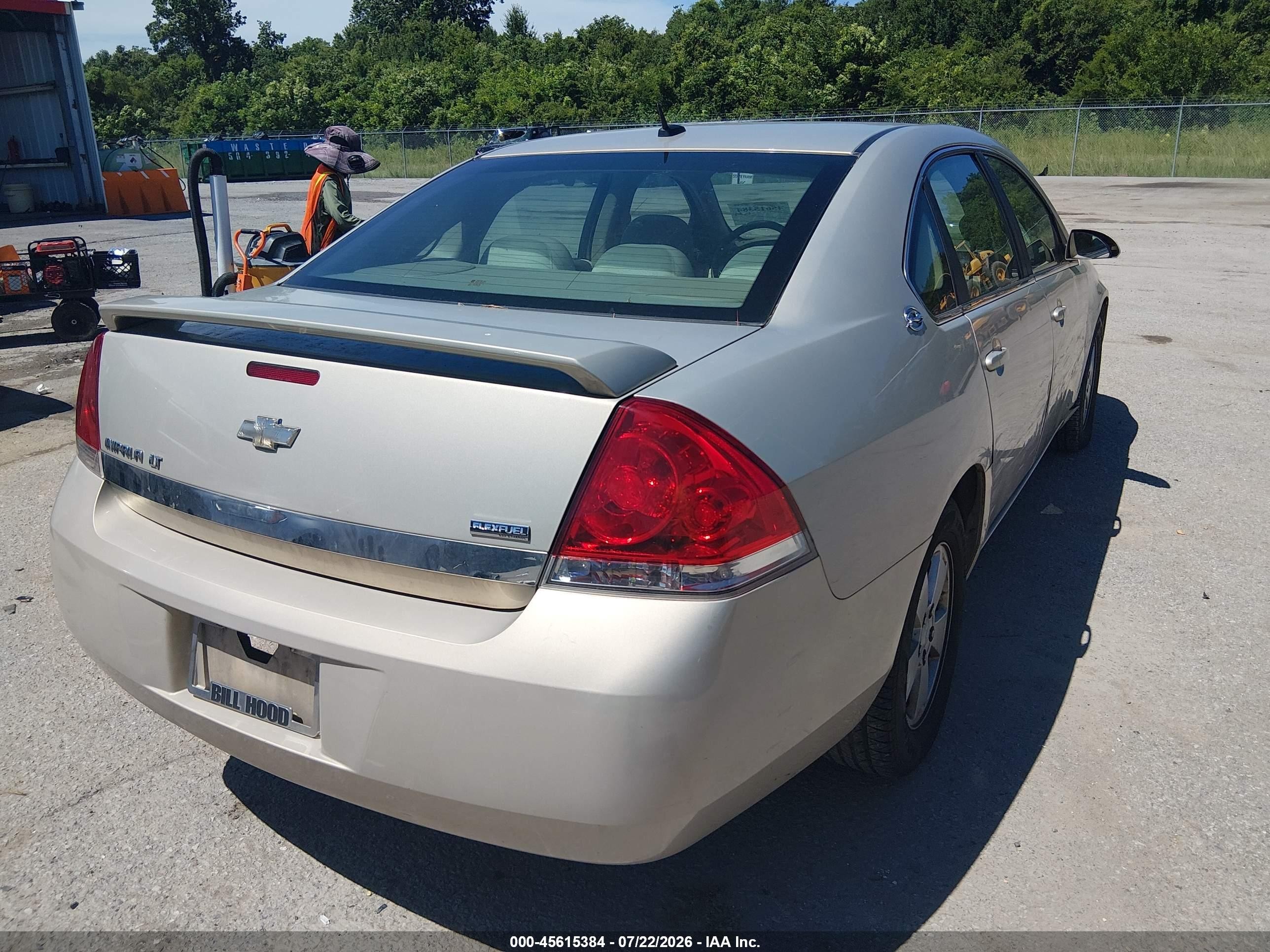 2008 Chevrolet Impala Lt Champagne vin: 2G1WT58K589274650