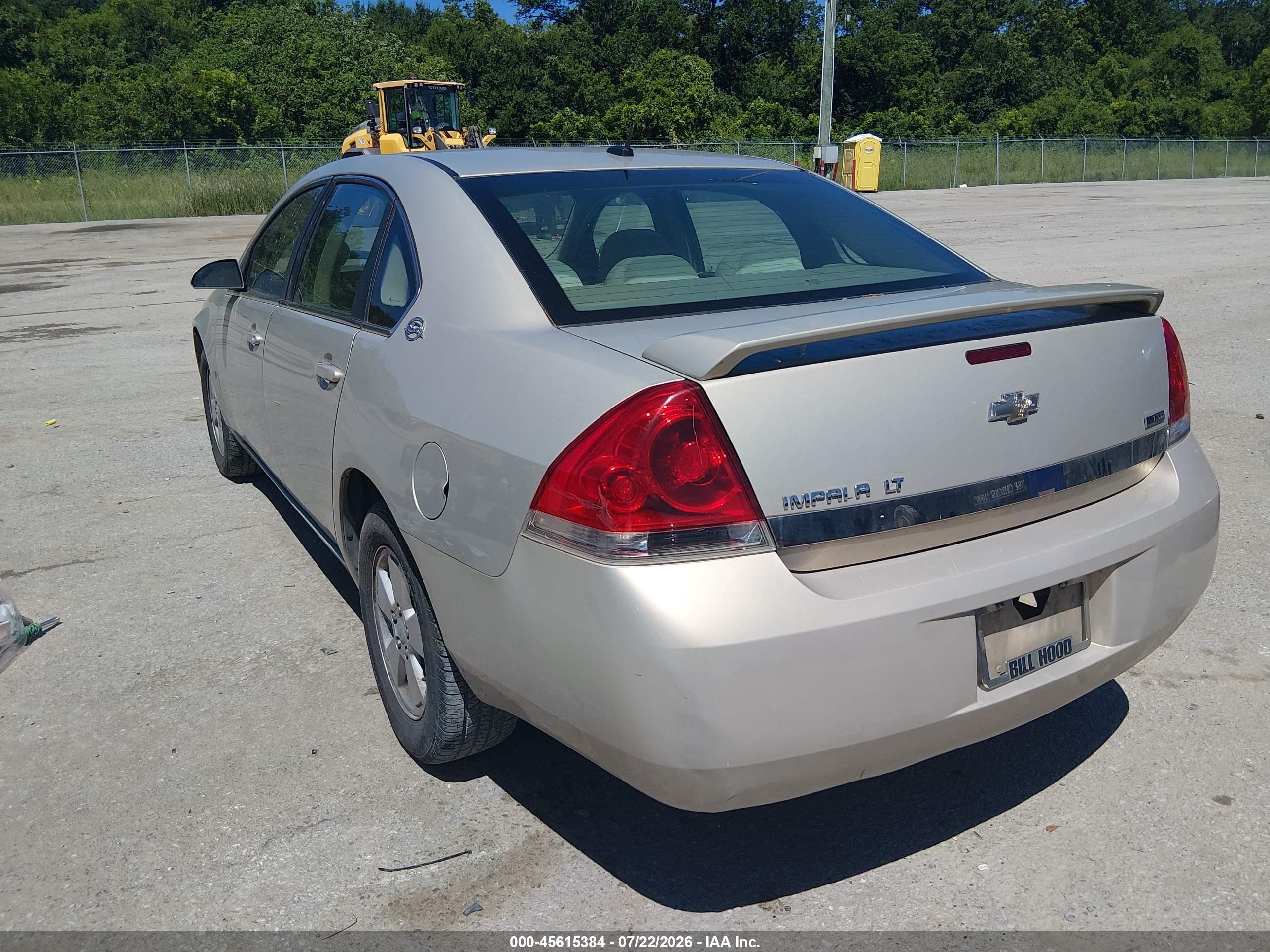 2008 Chevrolet Impala Lt Champagne vin: 2G1WT58K589274650