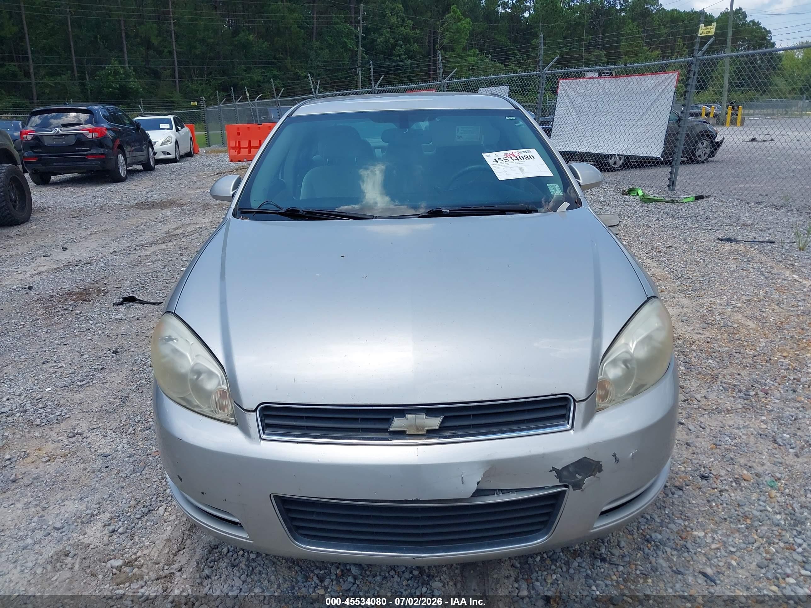 2006 Chevrolet Impala Lt Silver vin: 2G1WT58K669175574