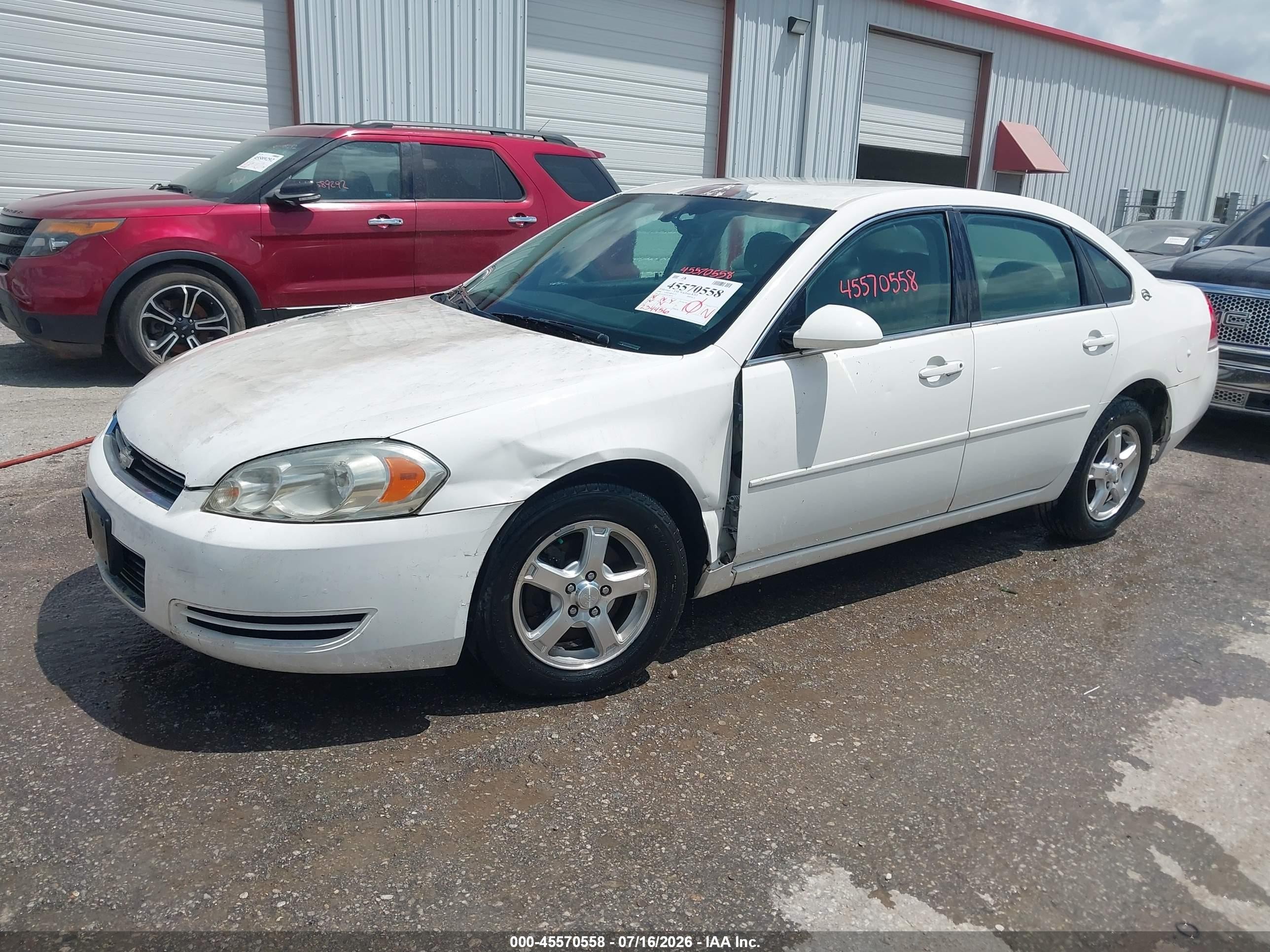 2006 Chevrolet Impala Lt White vin: 2G1WT58K669189149