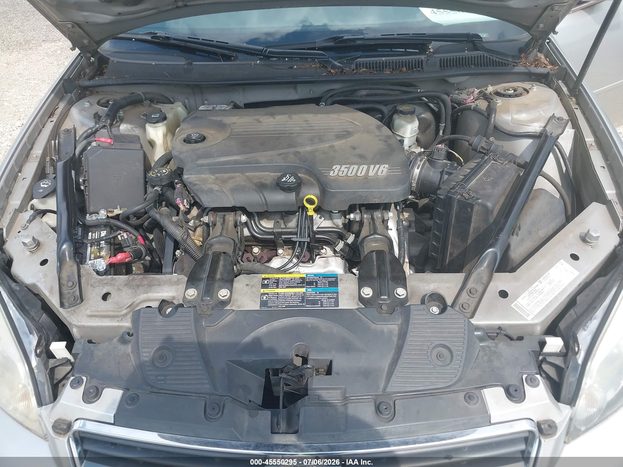 2006 Chevrolet Impala Lt Серебряный vin: 2G1WT58K669295892