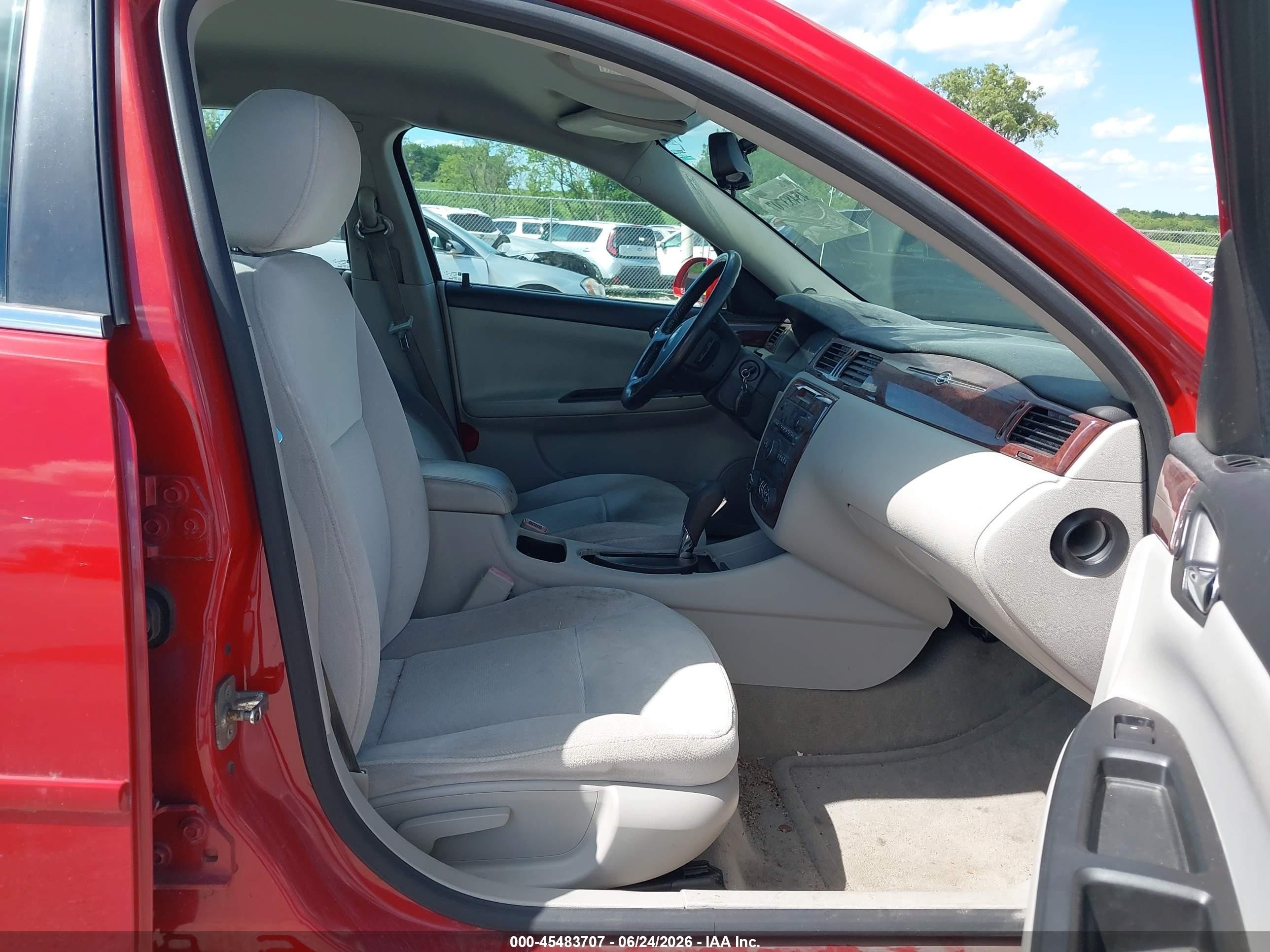 2007 Chevrolet Impala 3.5l Lt Red vin: 2G1WT58K679313969