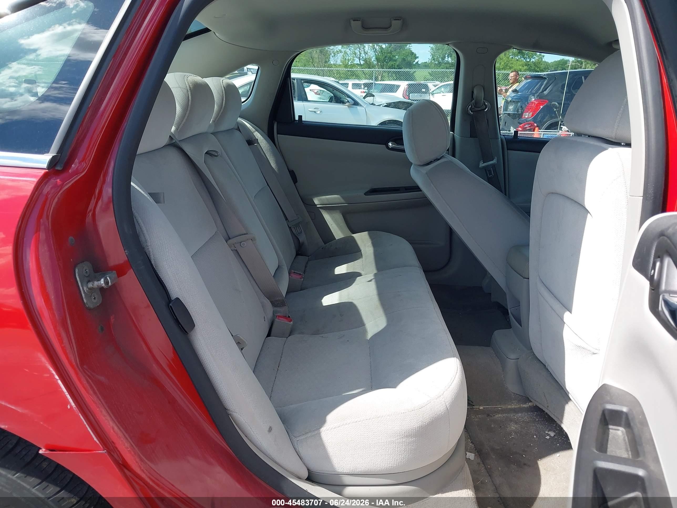 2007 Chevrolet Impala 3.5l Lt Red vin: 2G1WT58K679313969