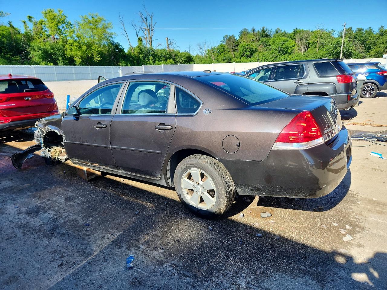 2008 Chevrolet Impala Lt Gray vin: 2G1WT58K681207974