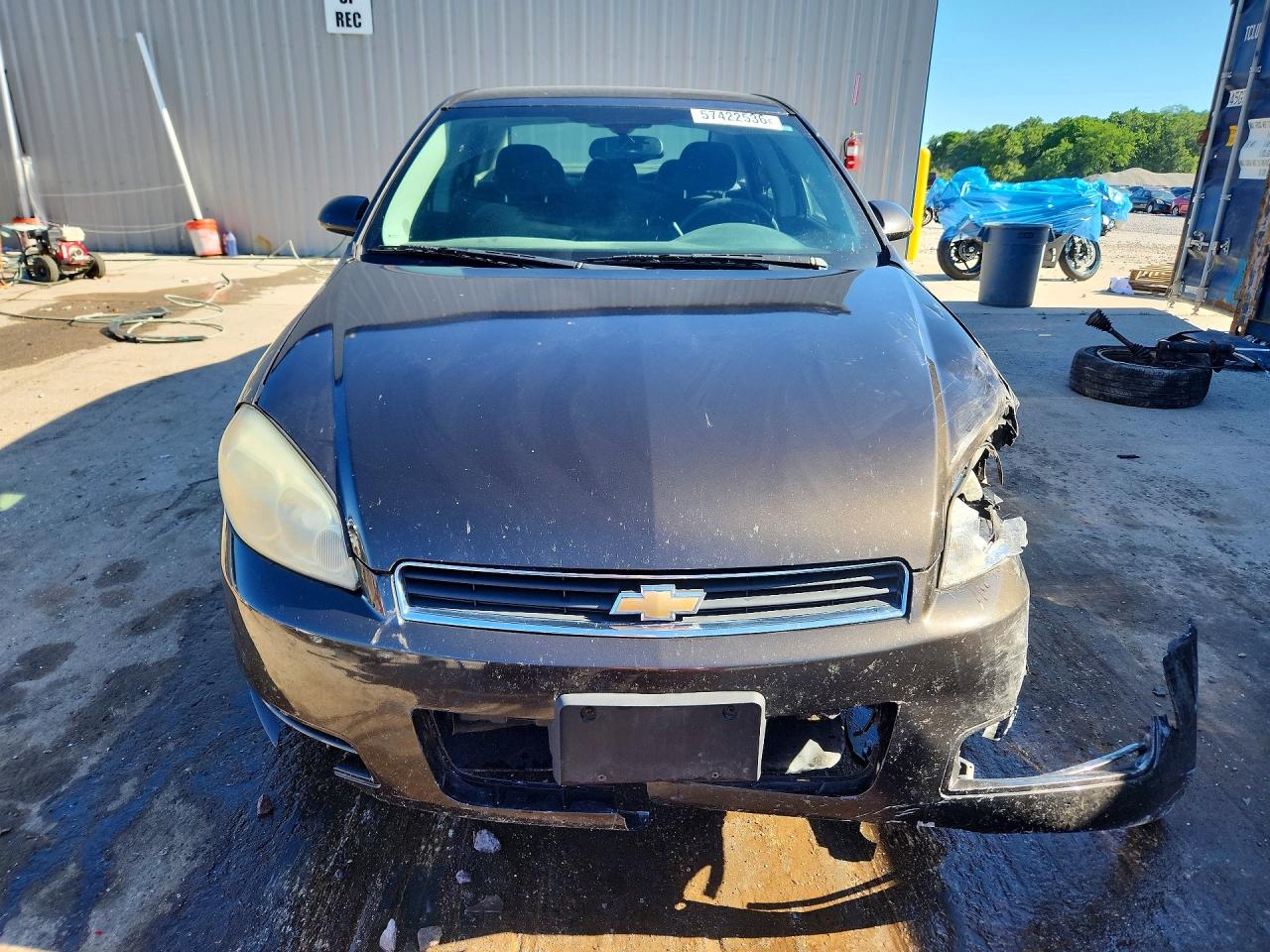 2008 Chevrolet Impala Lt Gray vin: 2G1WT58K681207974