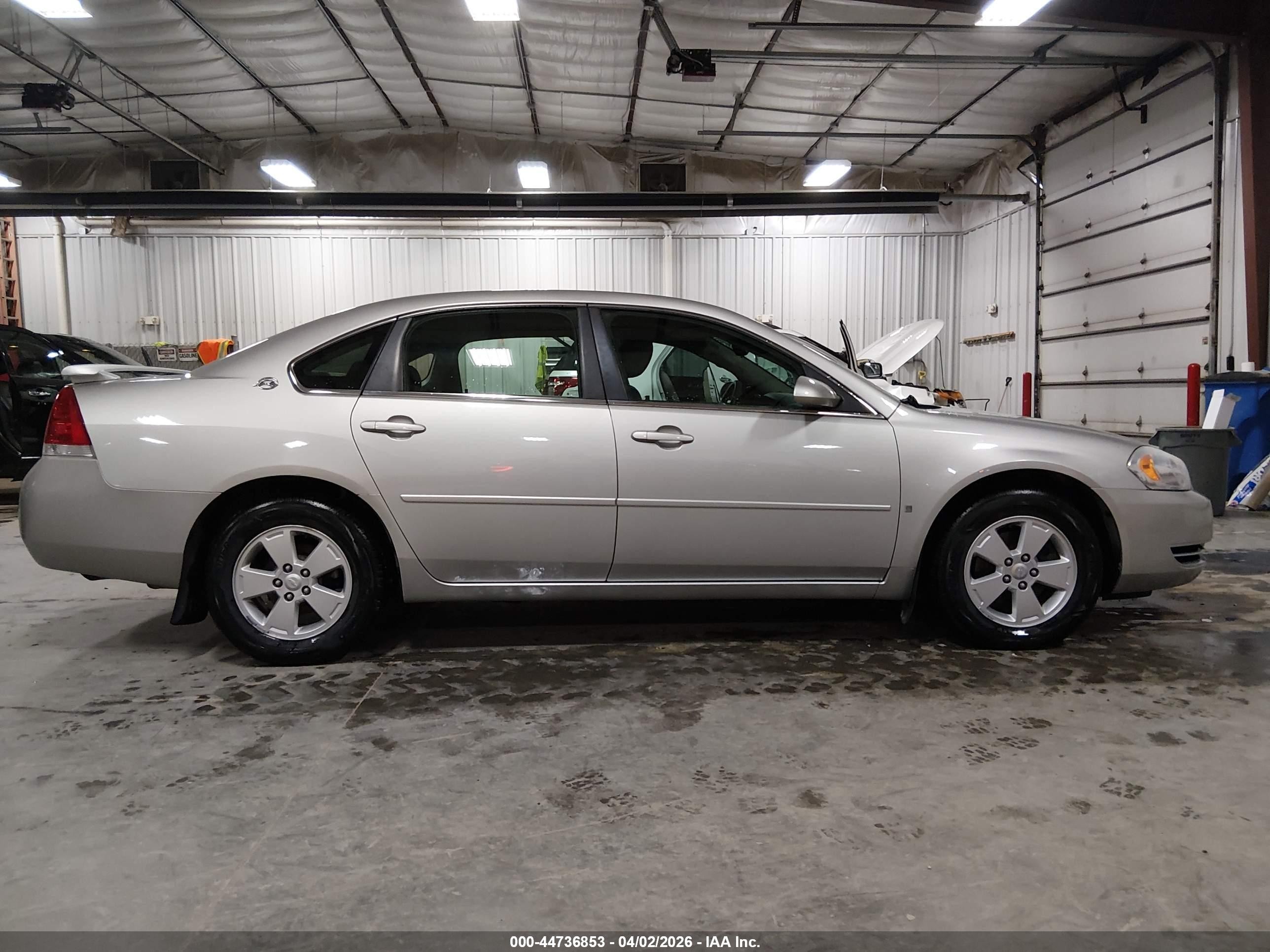 2008 Chevrolet Impala Lt Серебряный vin: 2G1WT58K681266927