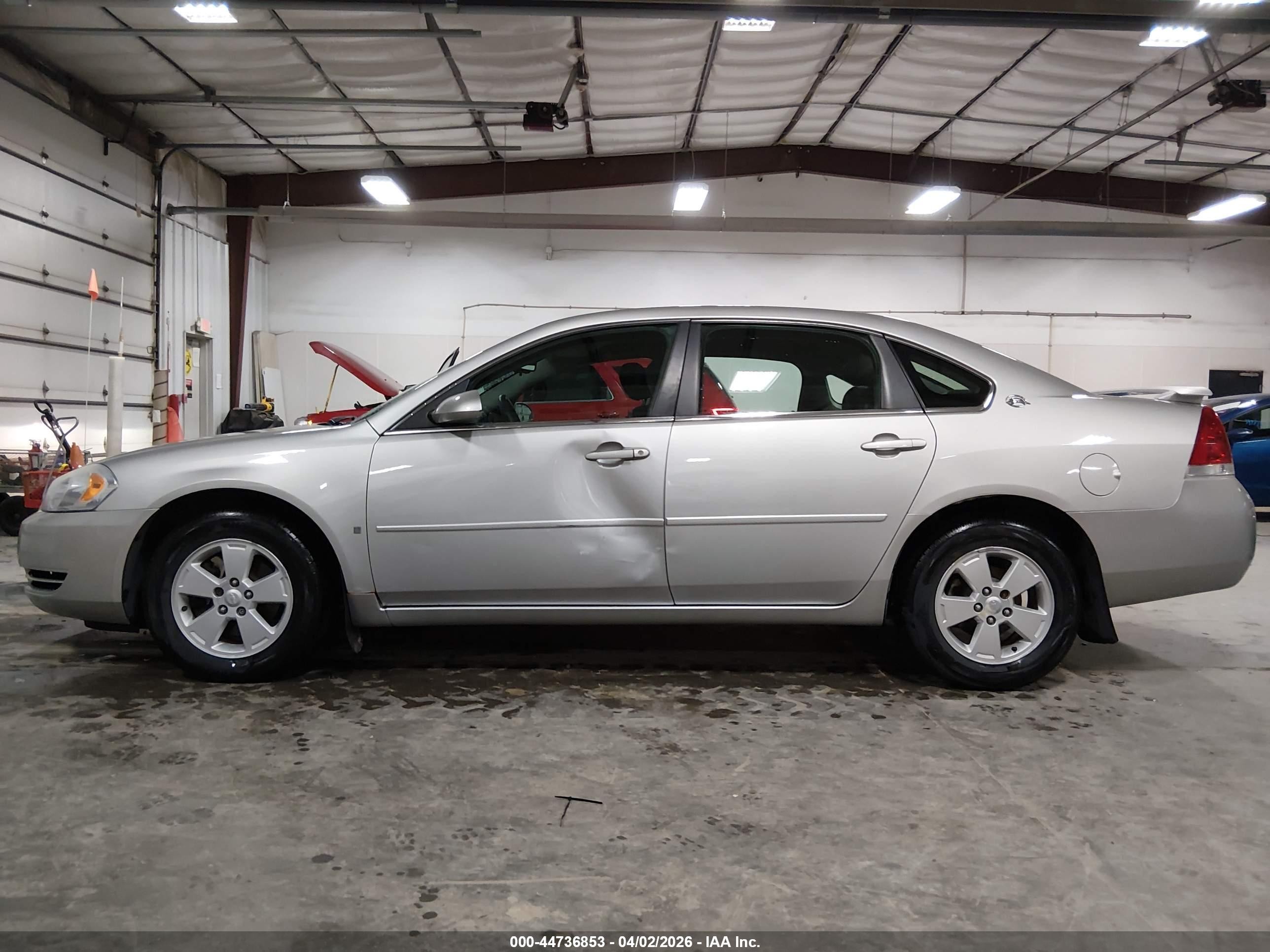 2008 Chevrolet Impala Lt Серебряный vin: 2G1WT58K681266927