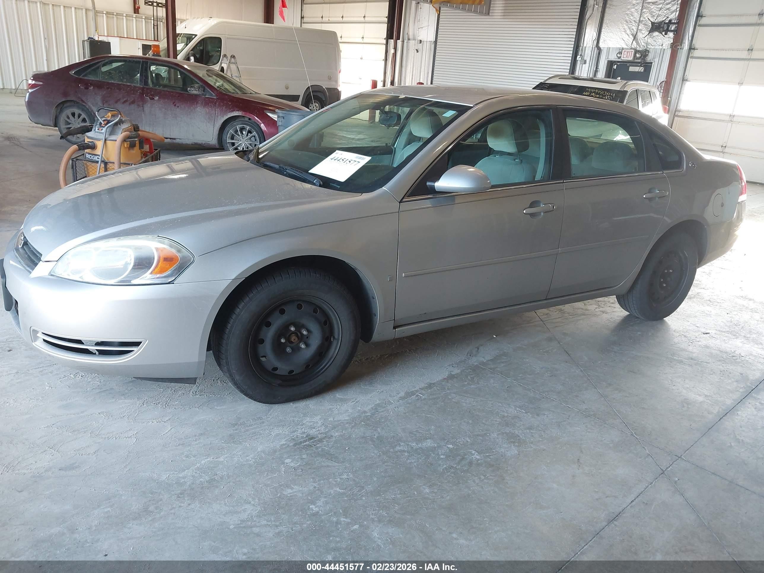 2008 Chevrolet Impala Lt Gold vin: 2G1WT58K681280567