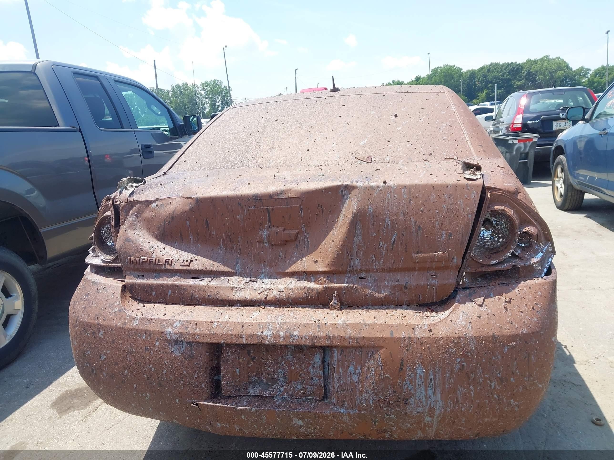 2008 Chevrolet Impala Lt Blue vin: 2G1WT58K681327810