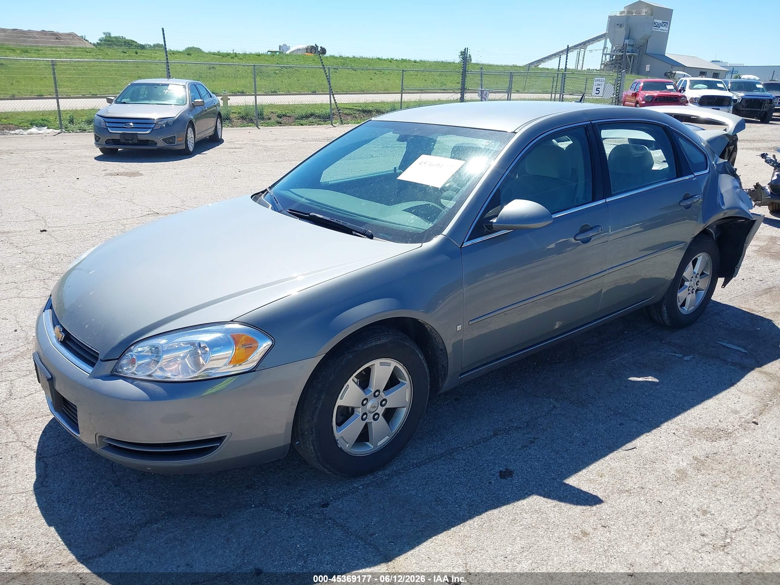 2008 Chevrolet Impala Lt Gray vin: 2G1WT58K689113675