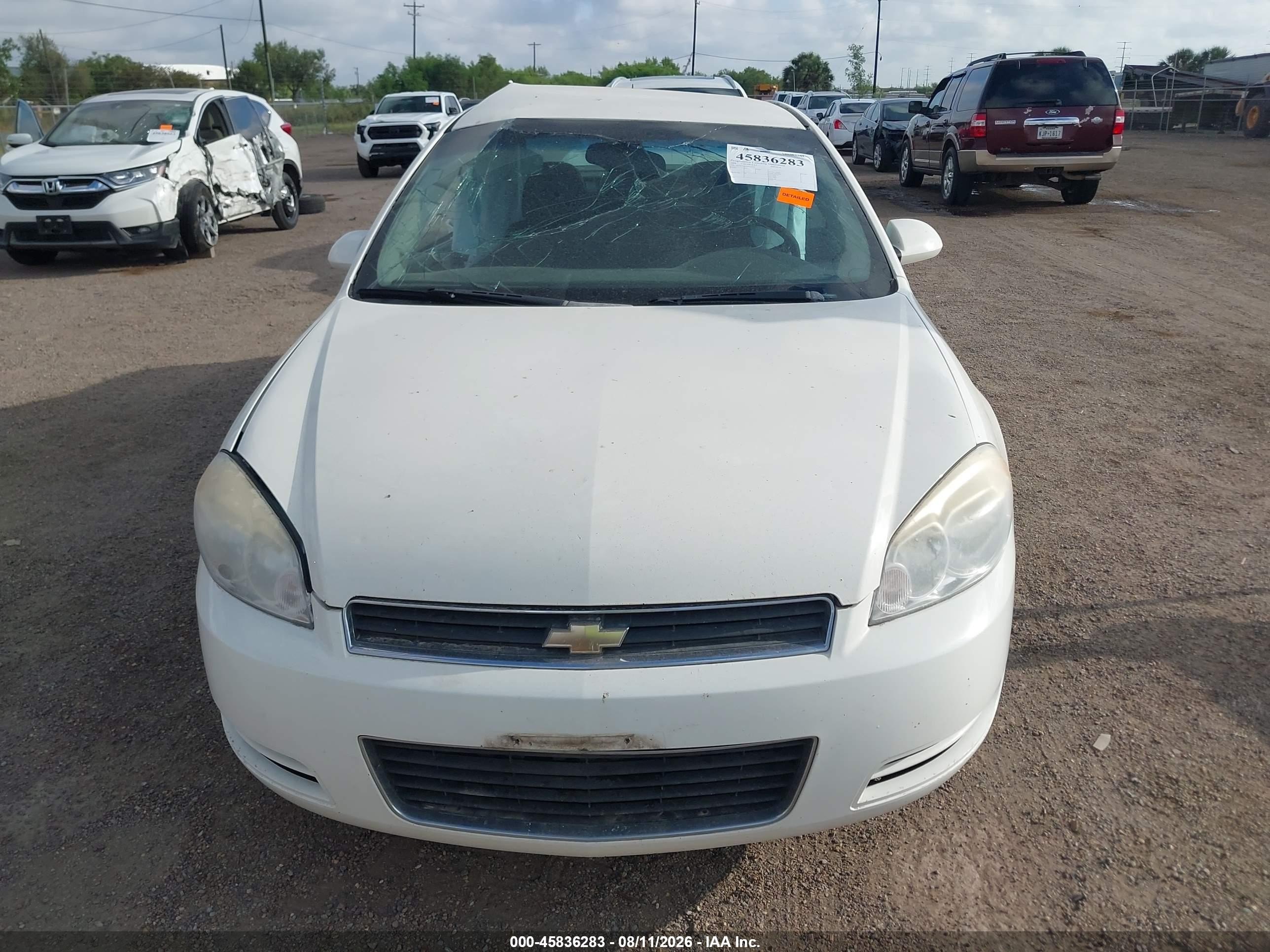 2008 Chevrolet Impala Lt White vin: 2G1WT58K689237669