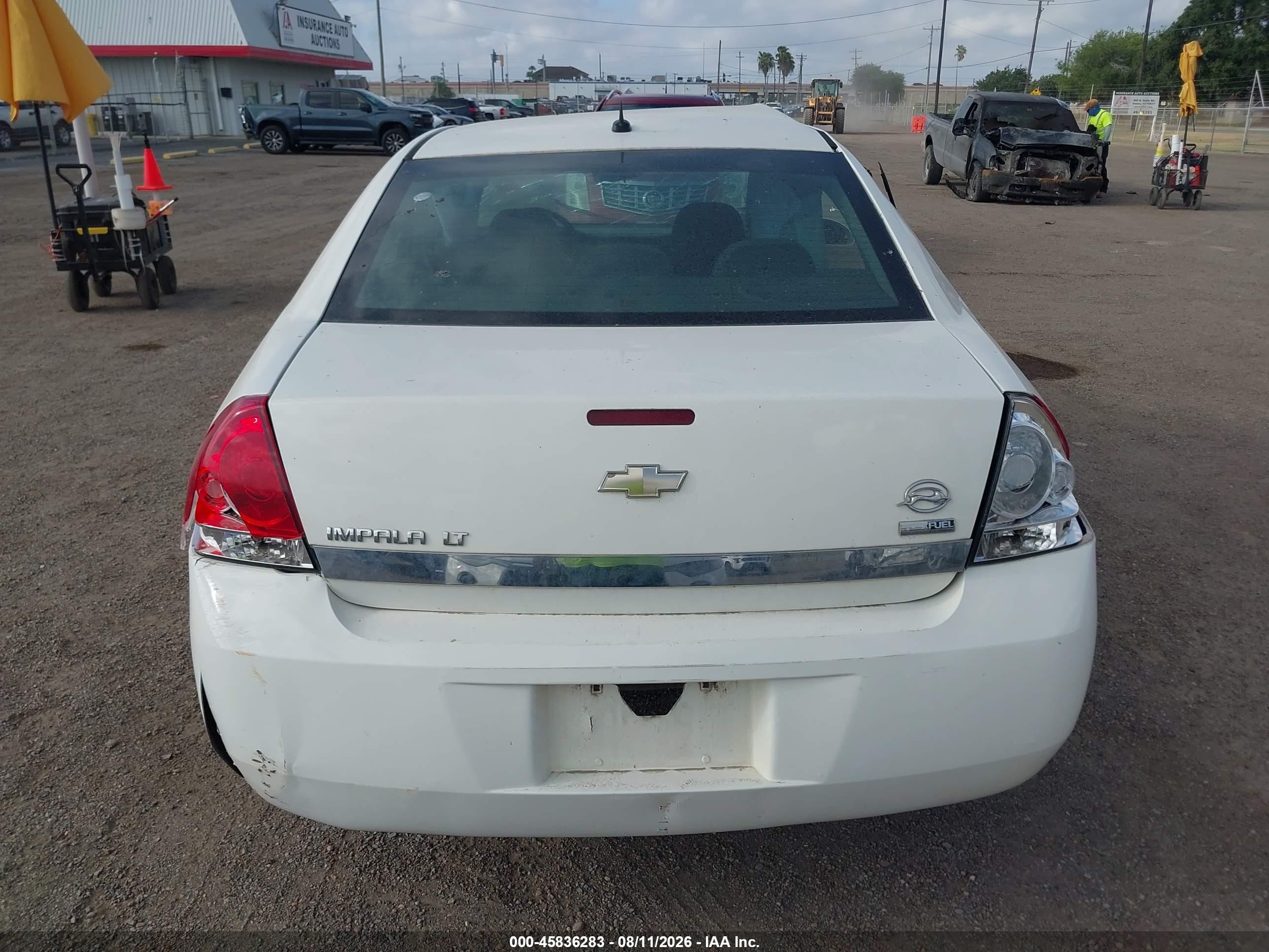 2008 Chevrolet Impala Lt White vin: 2G1WT58K689237669