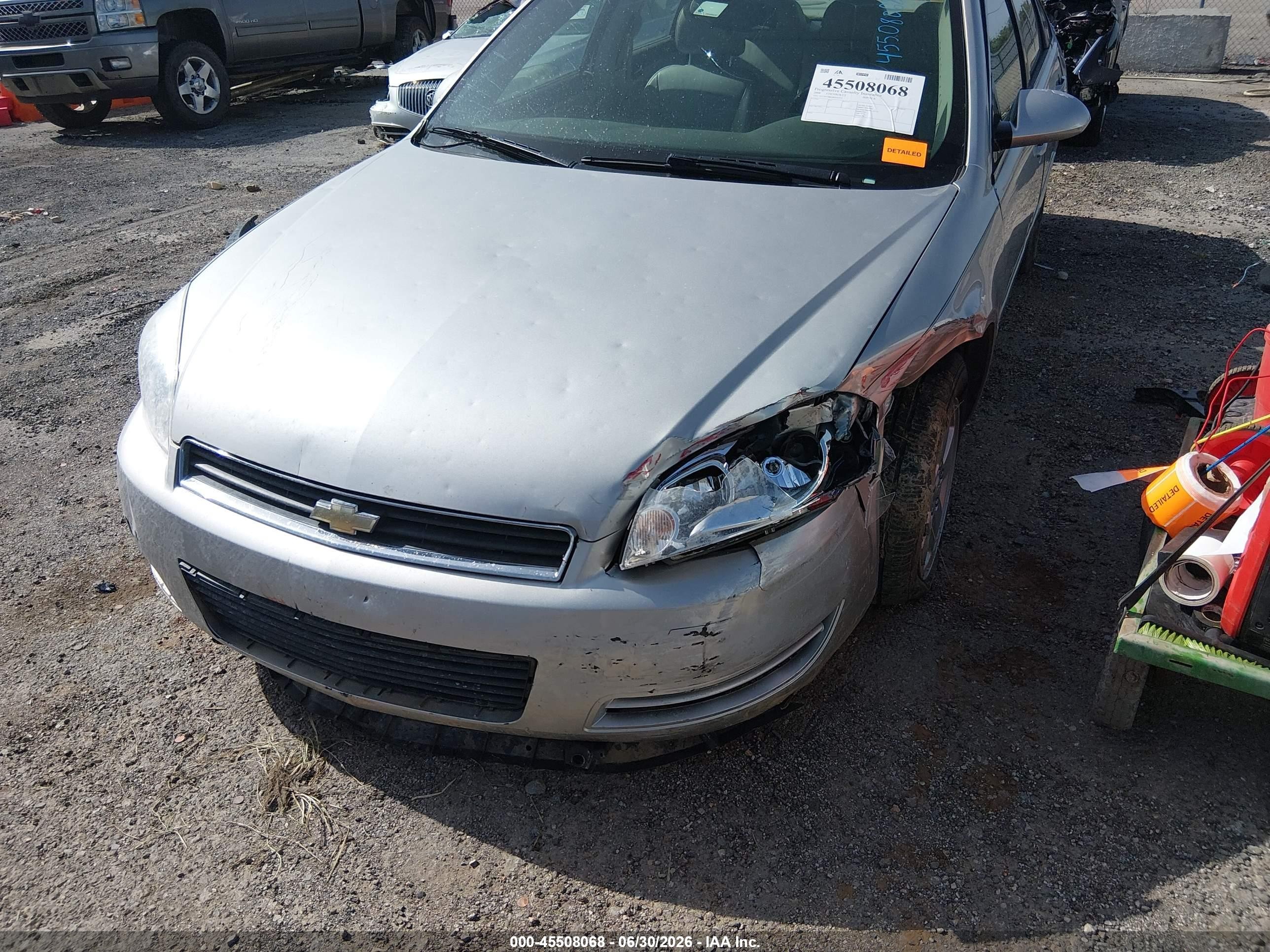 2008 Chevrolet Impala Lt Silver vin: 2G1WT58K689242239