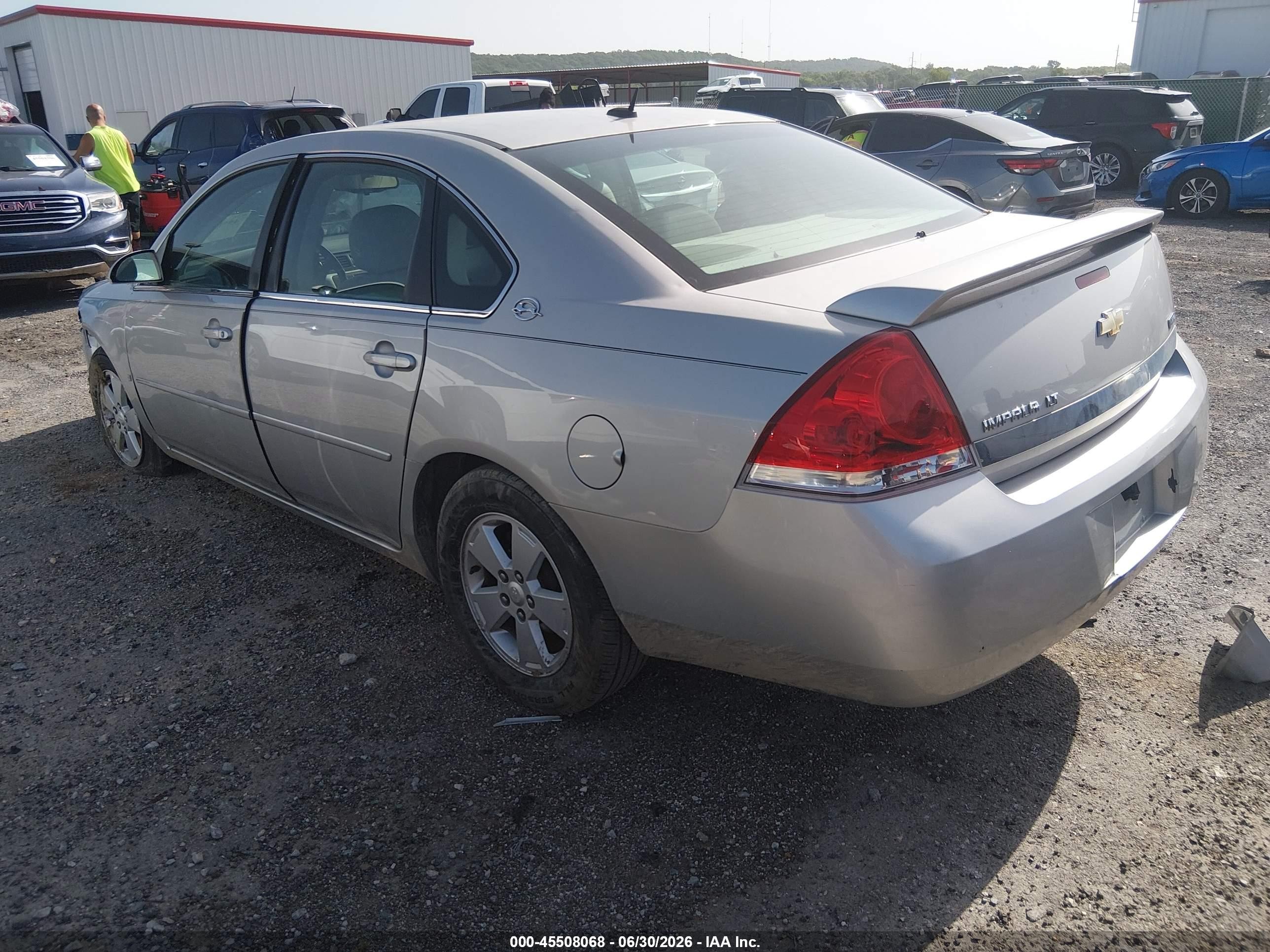 2008 Chevrolet Impala Lt Silver vin: 2G1WT58K689242239