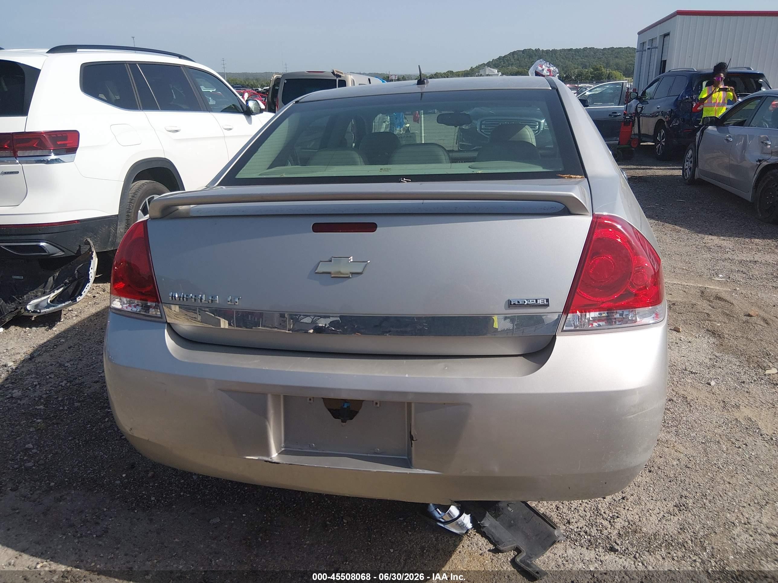 2008 Chevrolet Impala Lt Silver vin: 2G1WT58K689242239