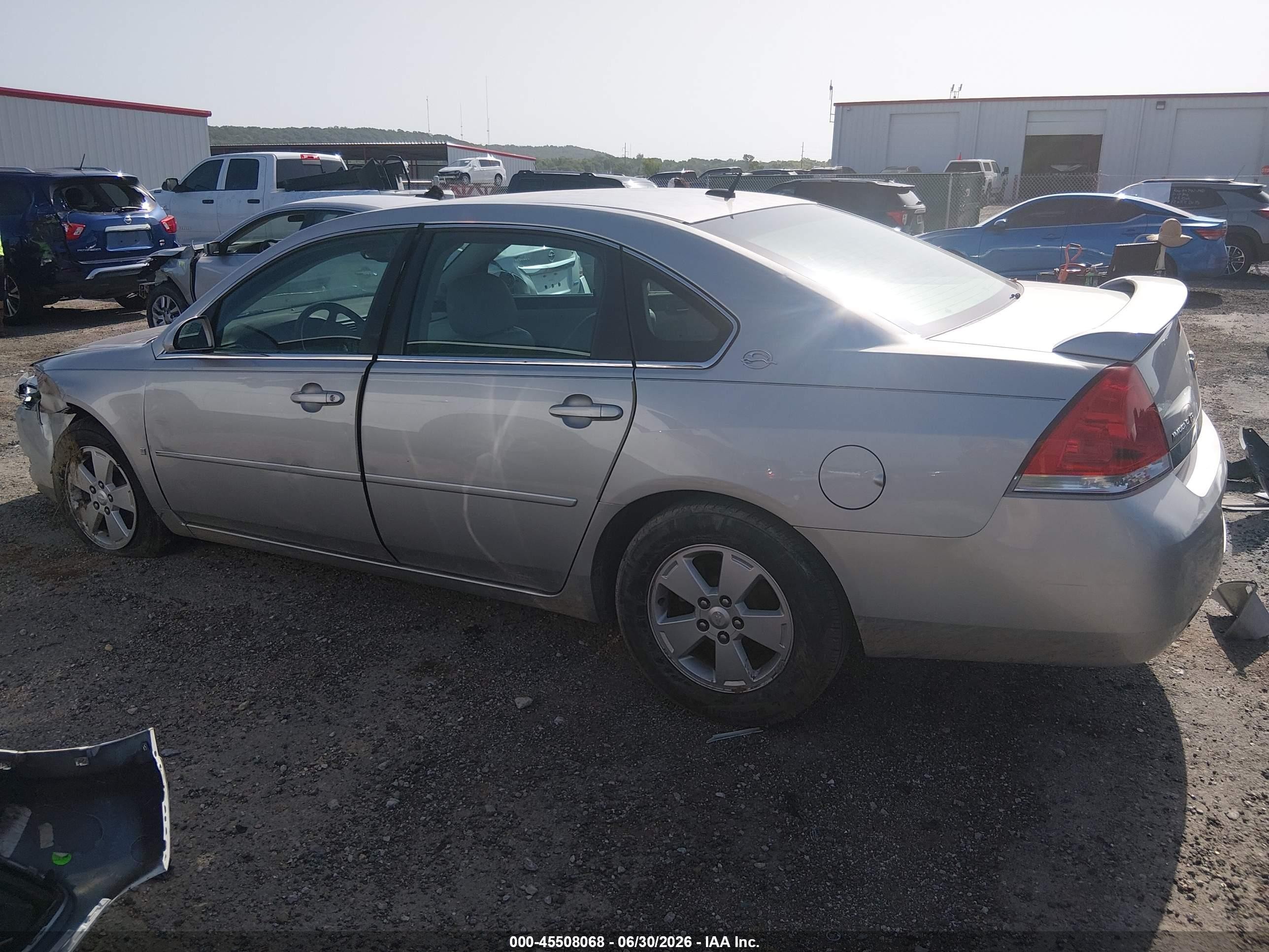2008 Chevrolet Impala Lt Silver vin: 2G1WT58K689242239