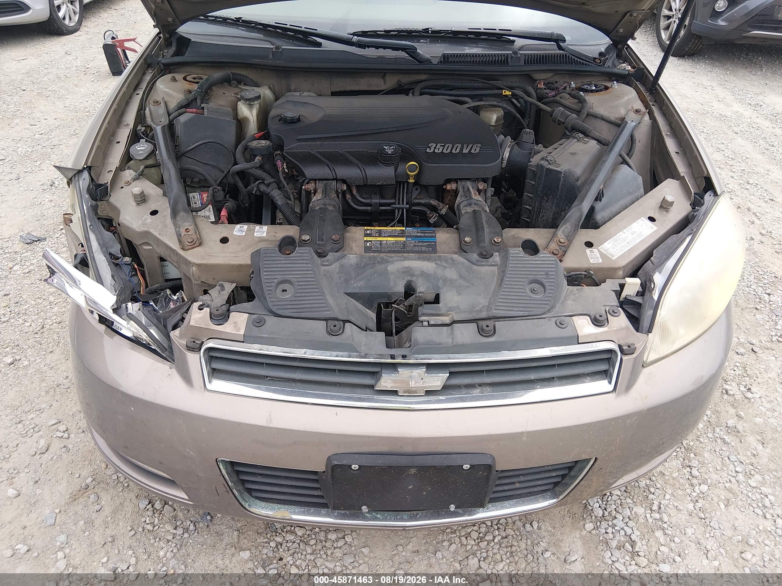 2006 Chevrolet Impala Lt Brown vin: 2G1WT58K769159058