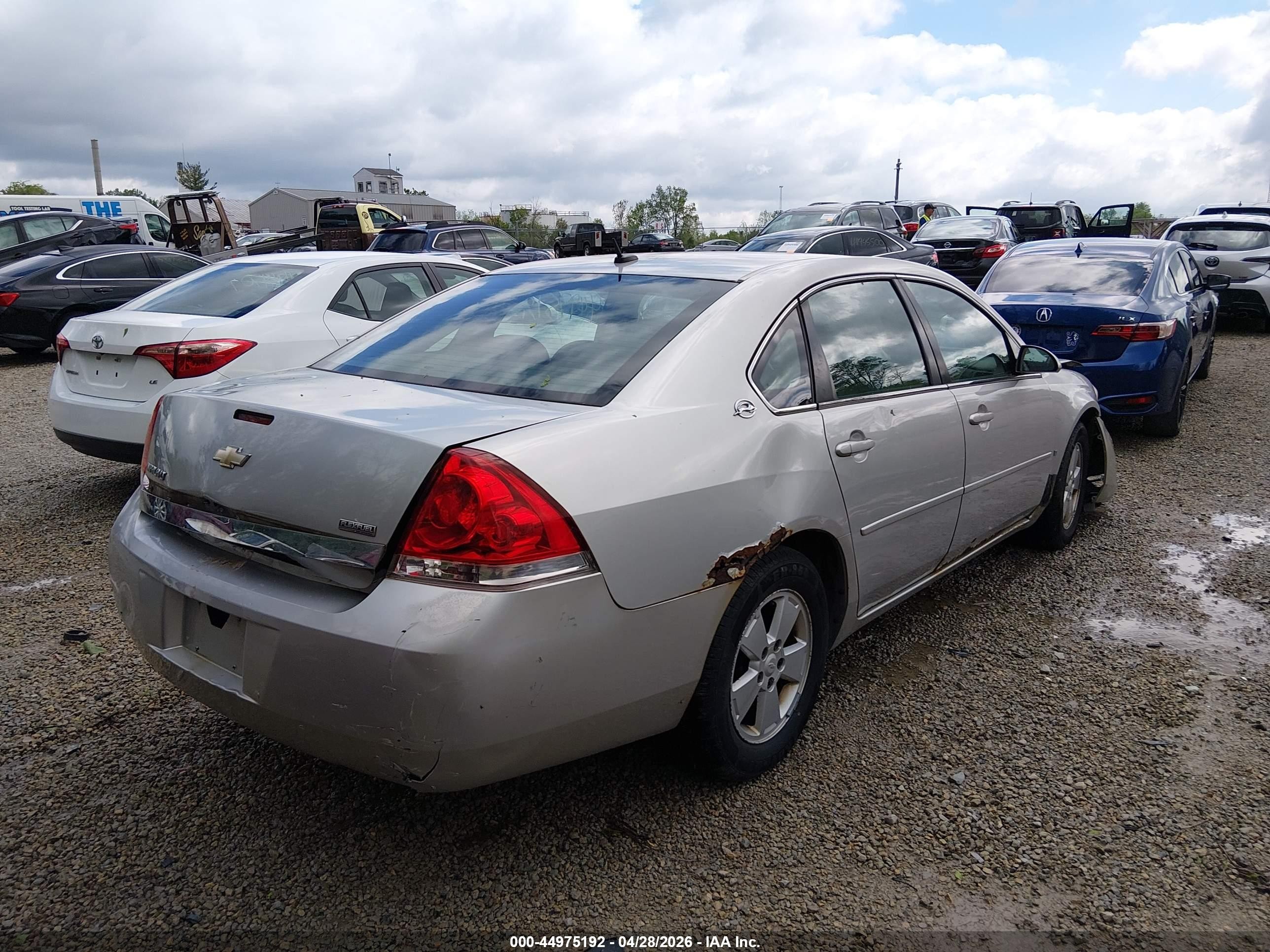 2007 Chevrolet Impala Lt Silver vin: 2G1WT58K779109214