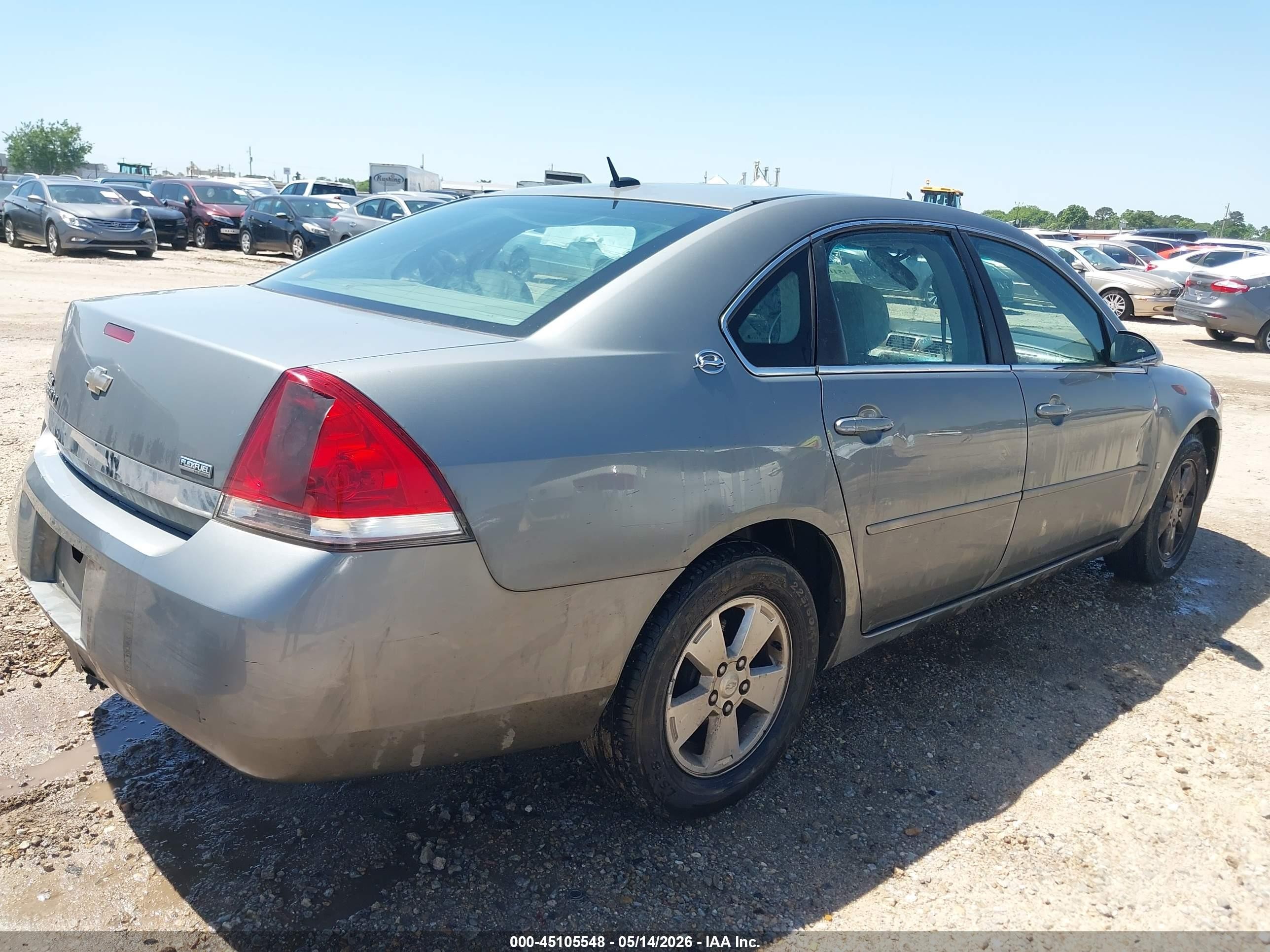 2007 Chevrolet Impala Lt Silver vin: 2G1WT58K779195110