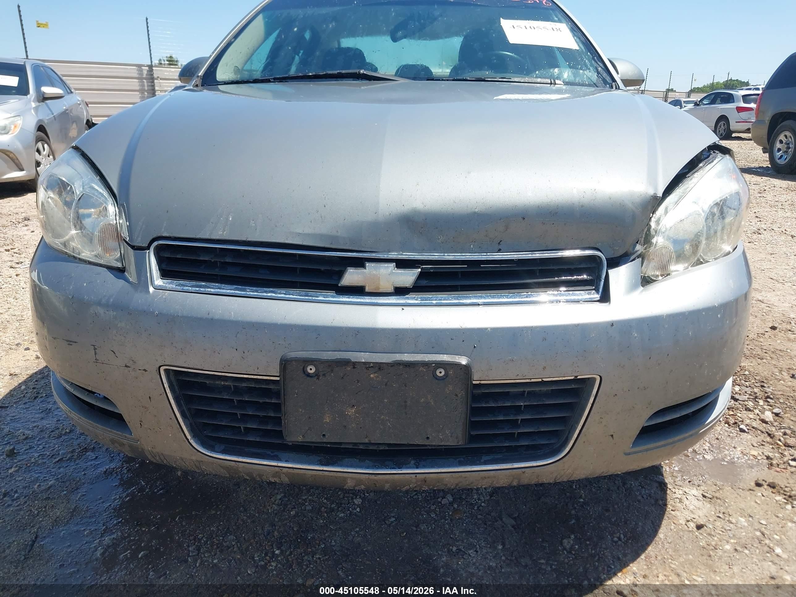 2007 Chevrolet Impala Lt Silver vin: 2G1WT58K779195110
