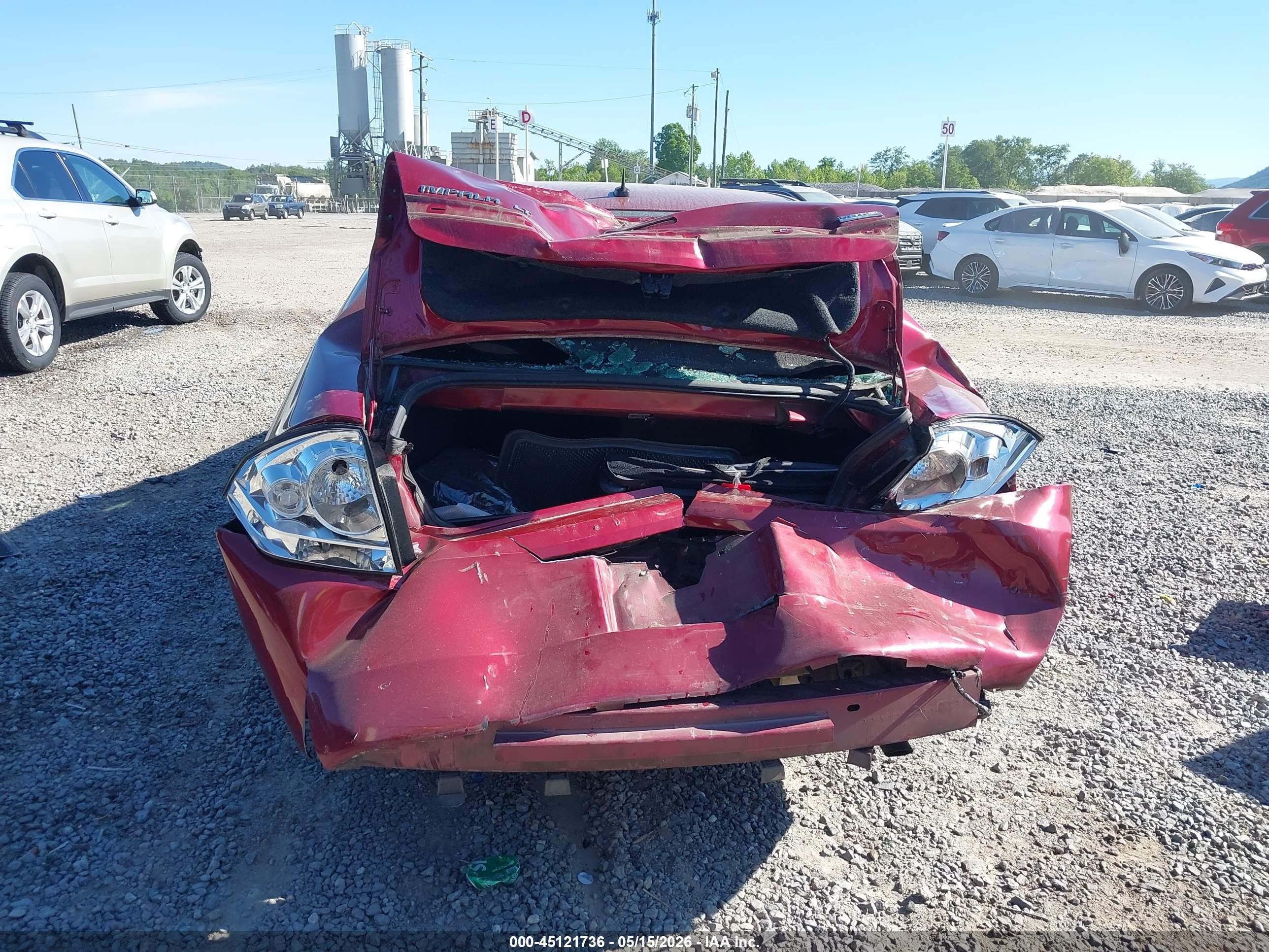2007 Chevrolet Impala Lt Red vin: 2G1WT58K779257797