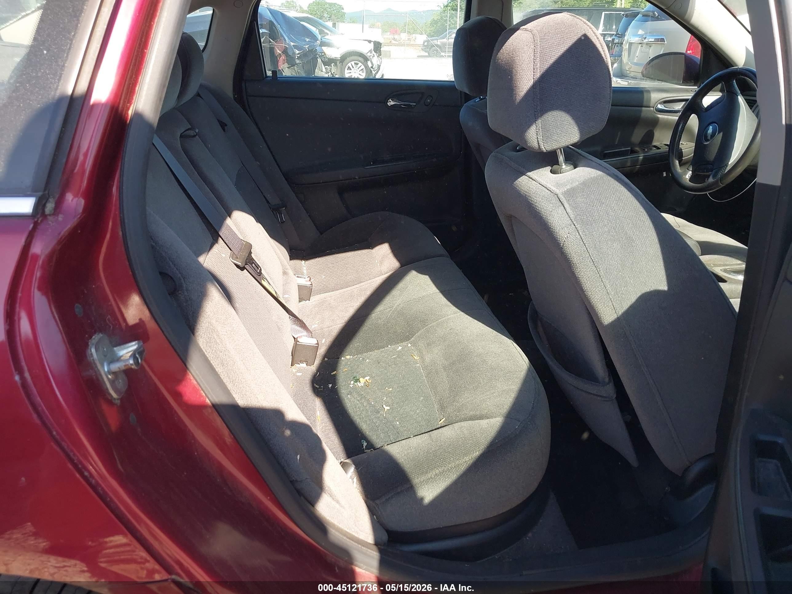 2007 Chevrolet Impala Lt Red vin: 2G1WT58K779257797