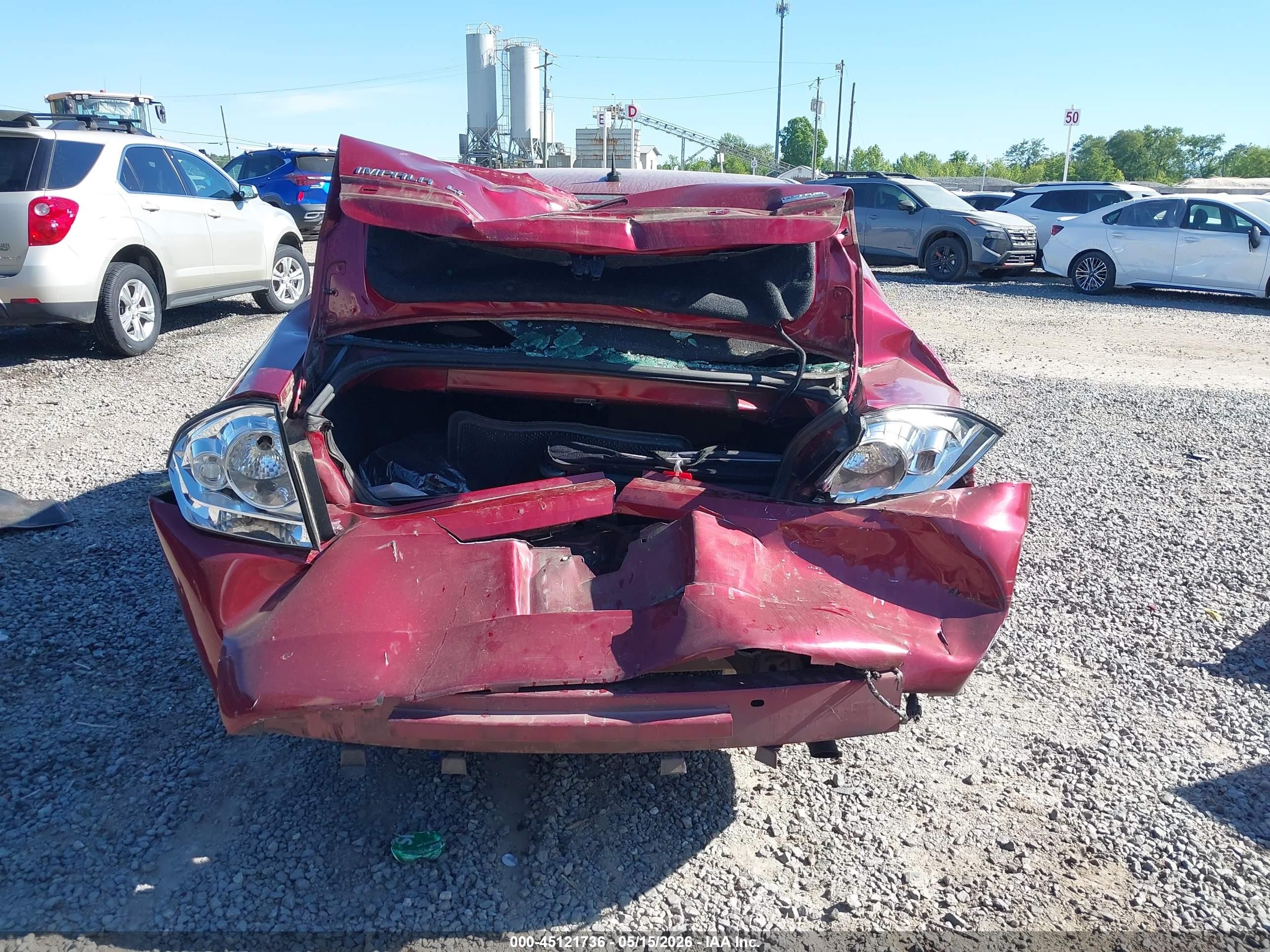 2007 Chevrolet Impala Lt Red vin: 2G1WT58K779257797