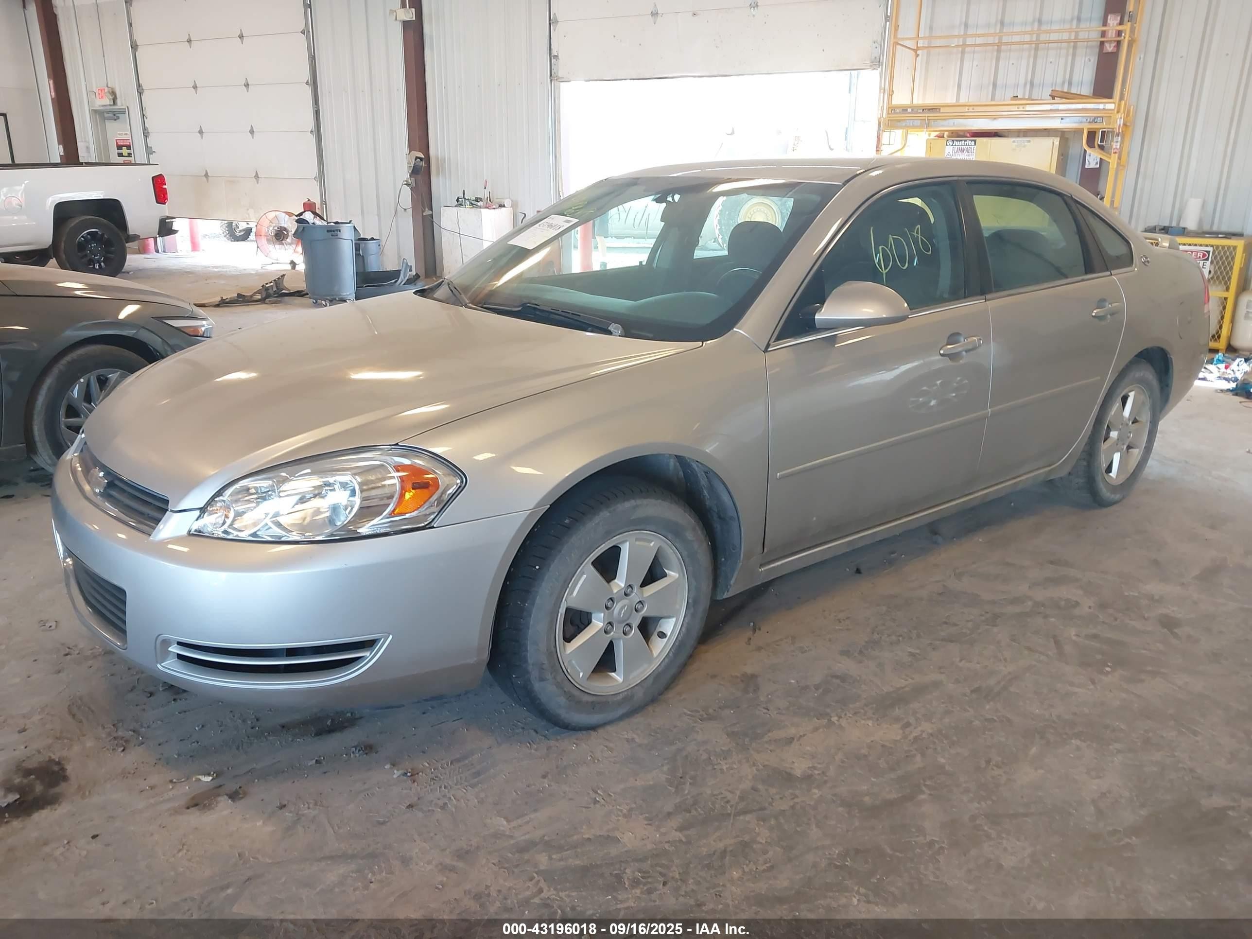 2007 Chevrolet Impala Lt Серебряный vin: 2G1WT58K779315519