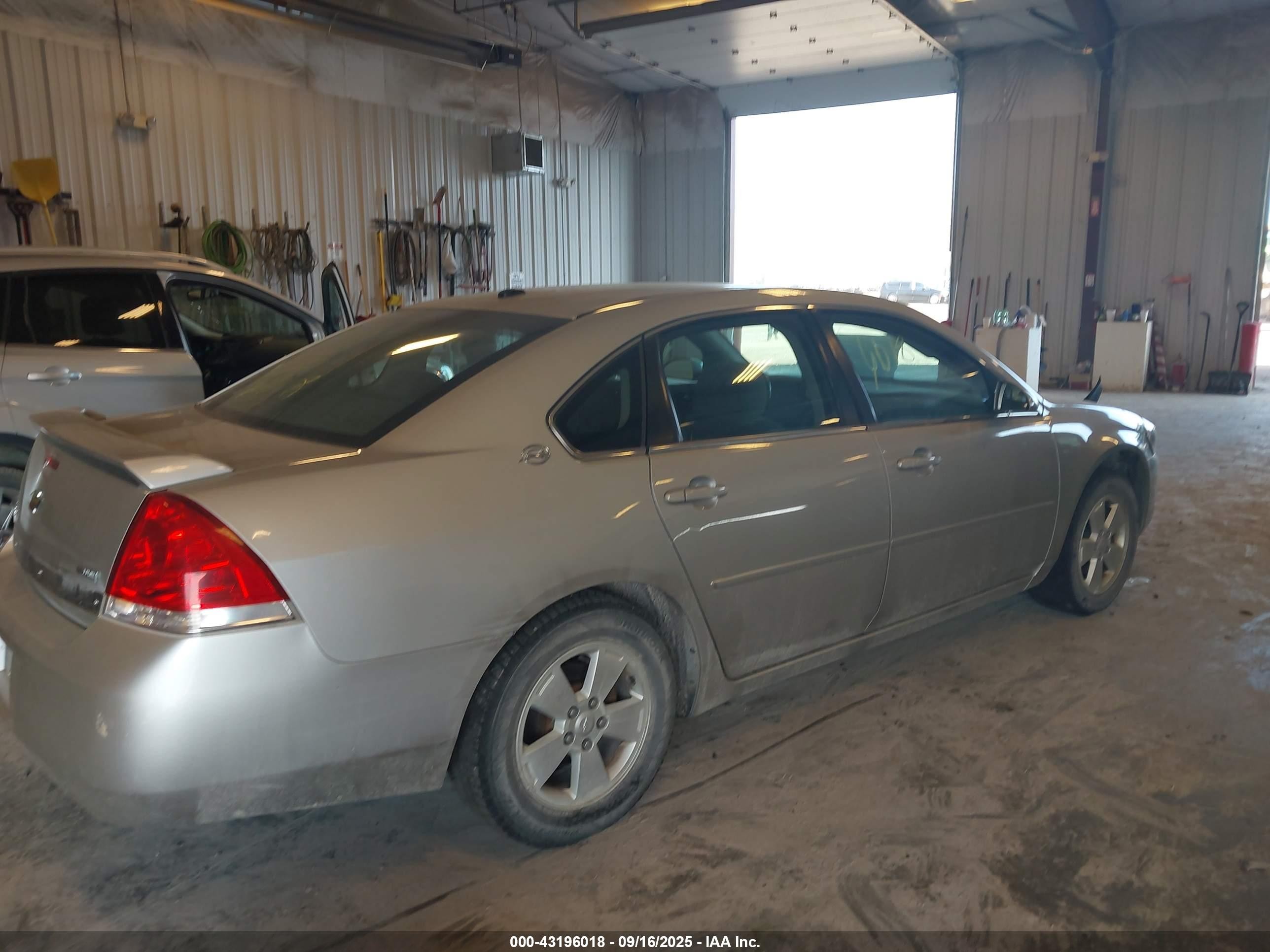 2007 Chevrolet Impala Lt Серебряный vin: 2G1WT58K779315519