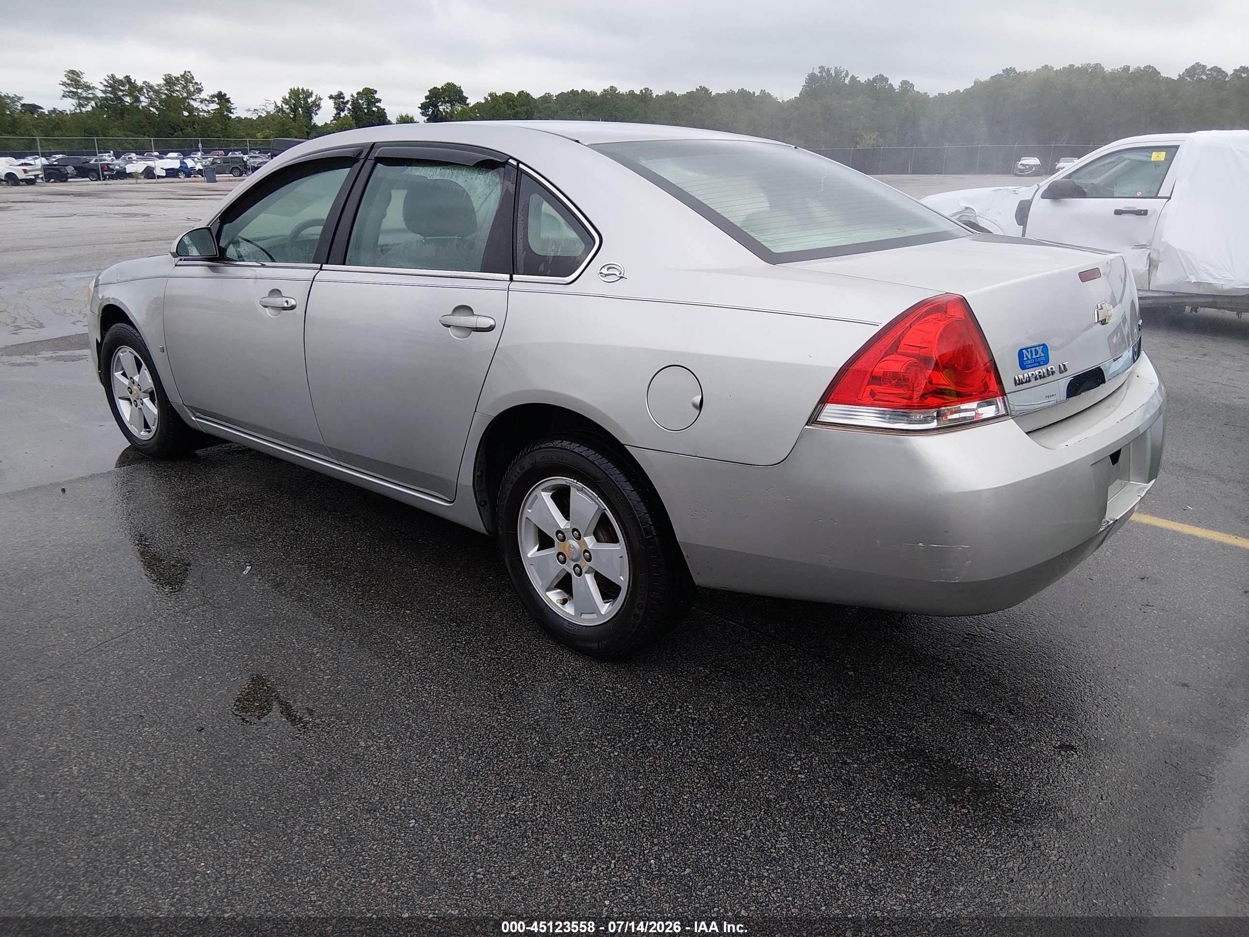 2008 Chevrolet Impala Lt Silver vin: 2G1WT58K781218286