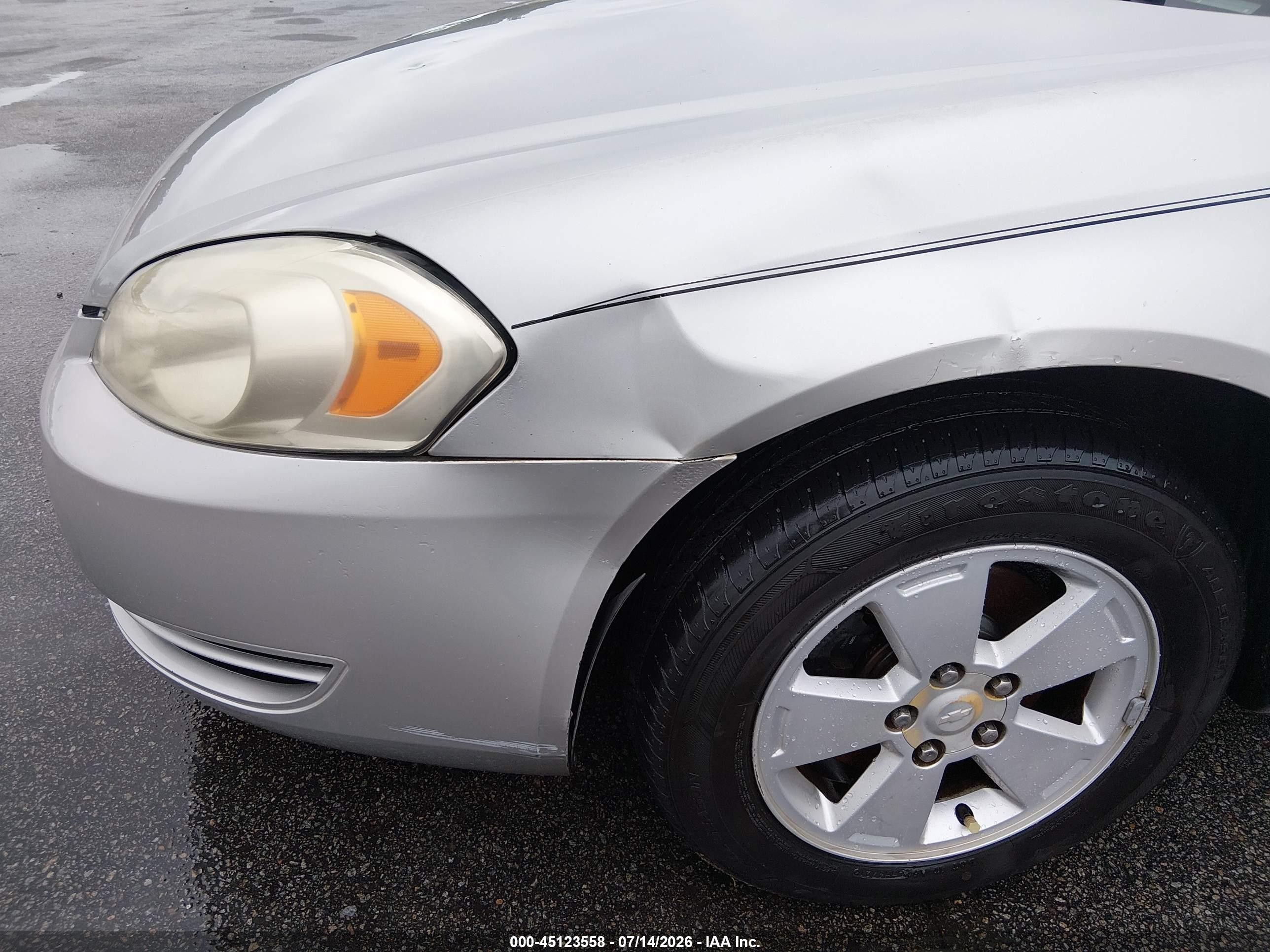 2008 Chevrolet Impala Lt Silver vin: 2G1WT58K781218286