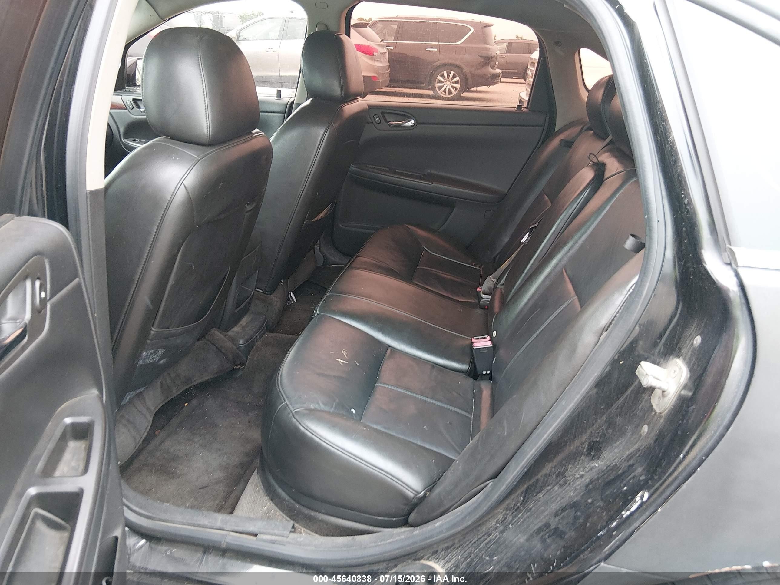 2008 Chevrolet Impala Lt Black vin: 2G1WT58K781296518