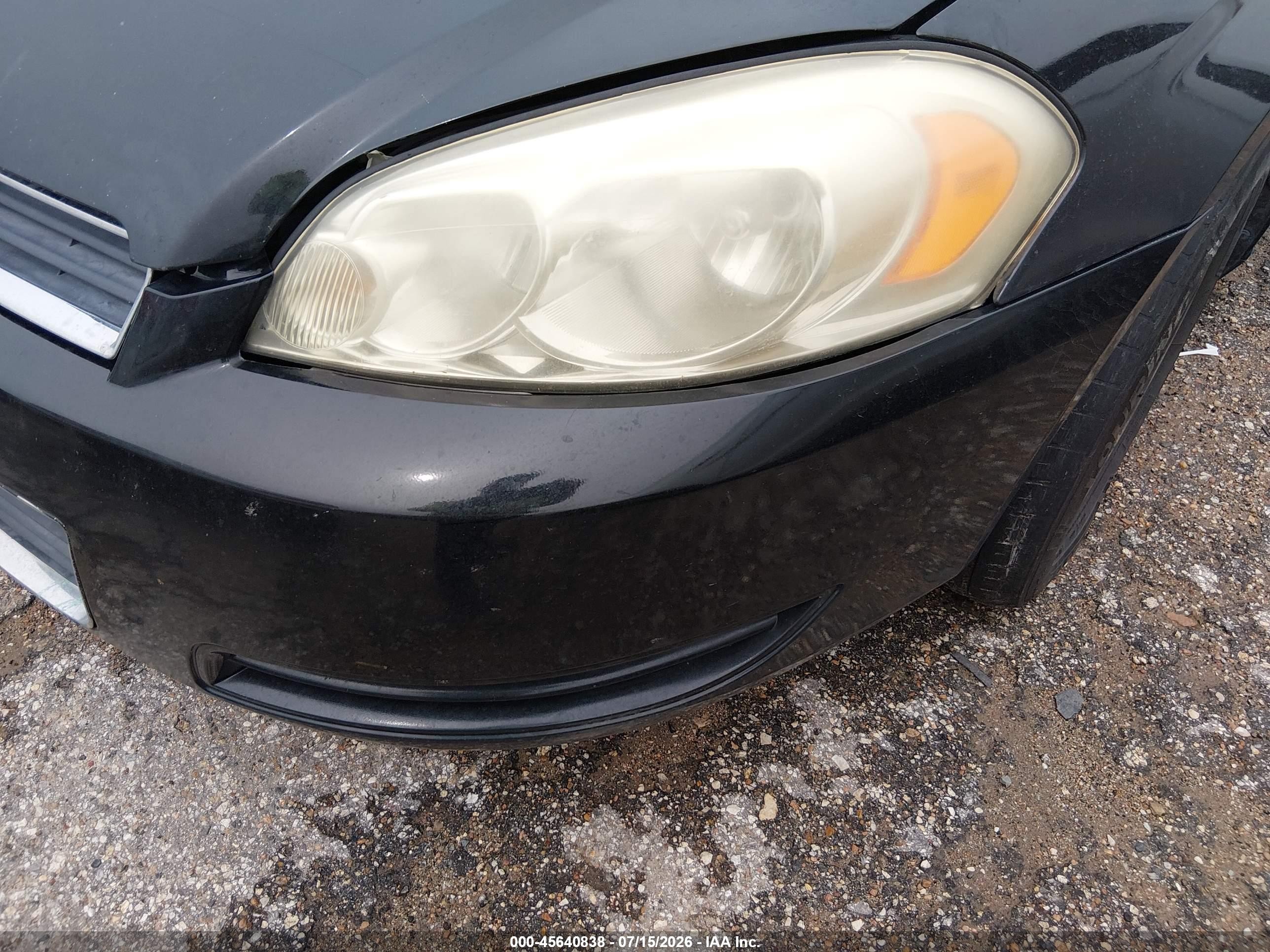 2008 Chevrolet Impala Lt Black vin: 2G1WT58K781296518