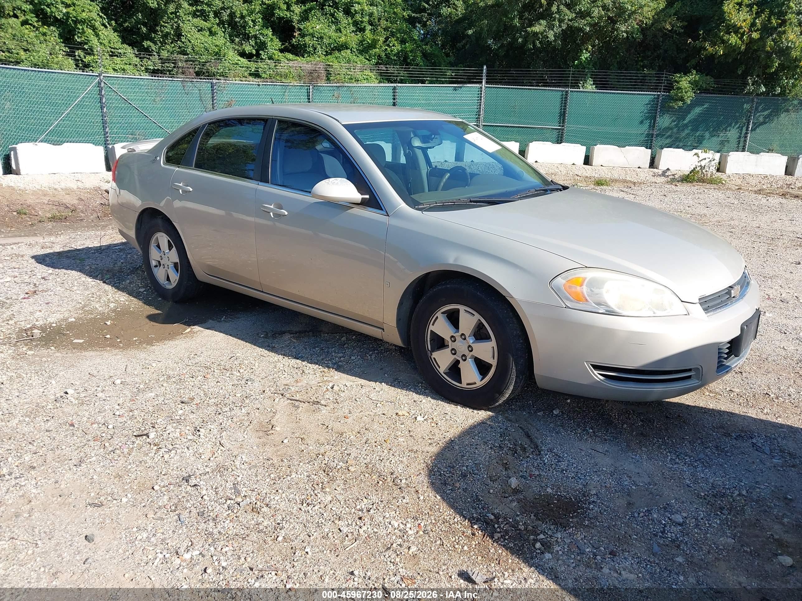 2008 Chevrolet Impala Lt Champagne vin: 2G1WT58K781329436