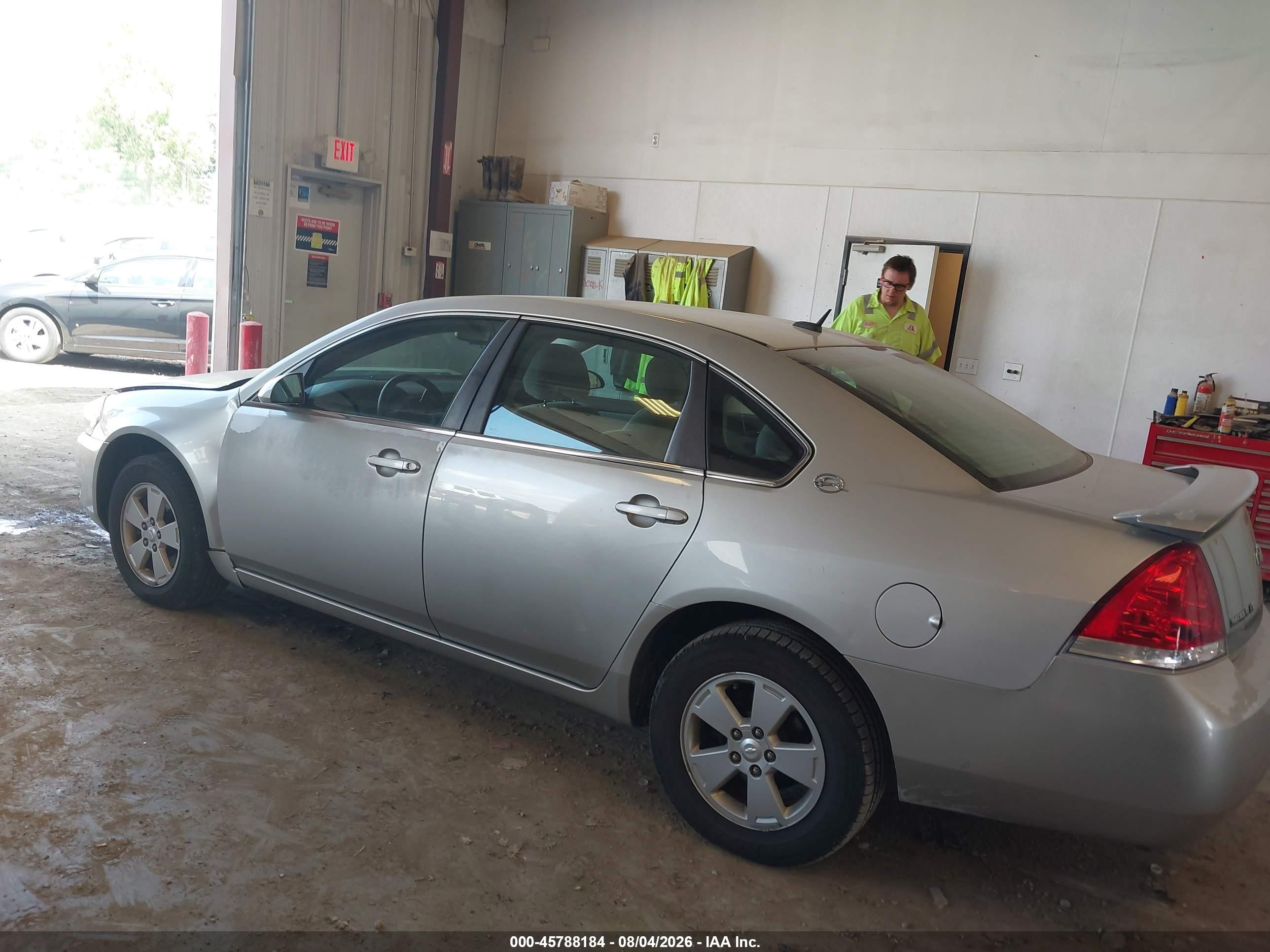 2008 Chevrolet Impala Lt Silver vin: 2G1WT58K781365644
