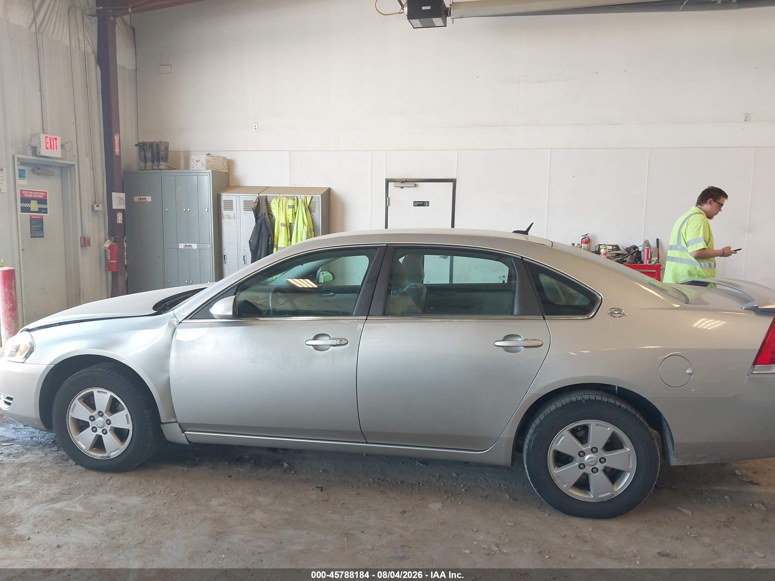 2008 Chevrolet Impala Lt Silver vin: 2G1WT58K781365644