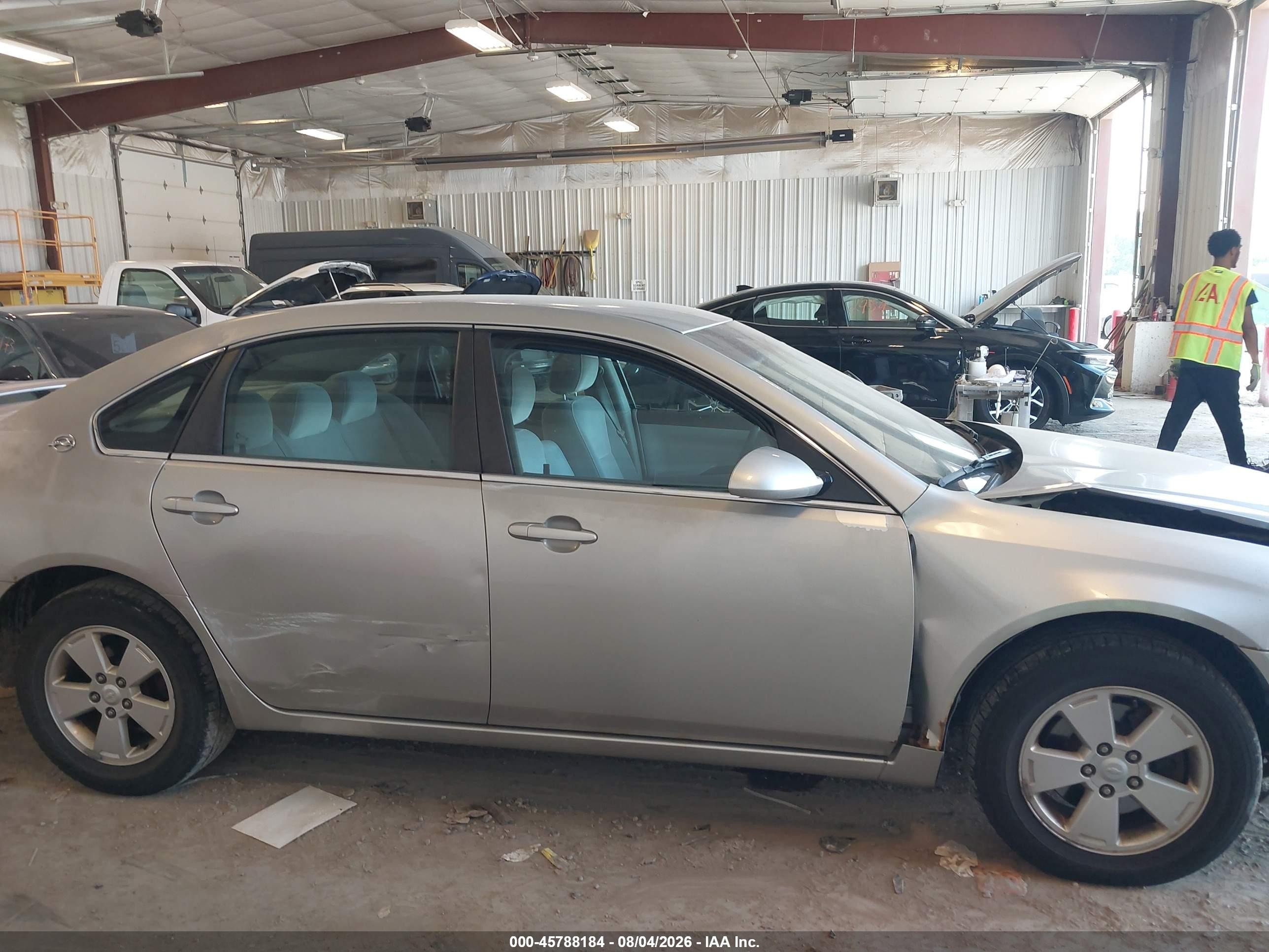 2008 Chevrolet Impala Lt Silver vin: 2G1WT58K781365644