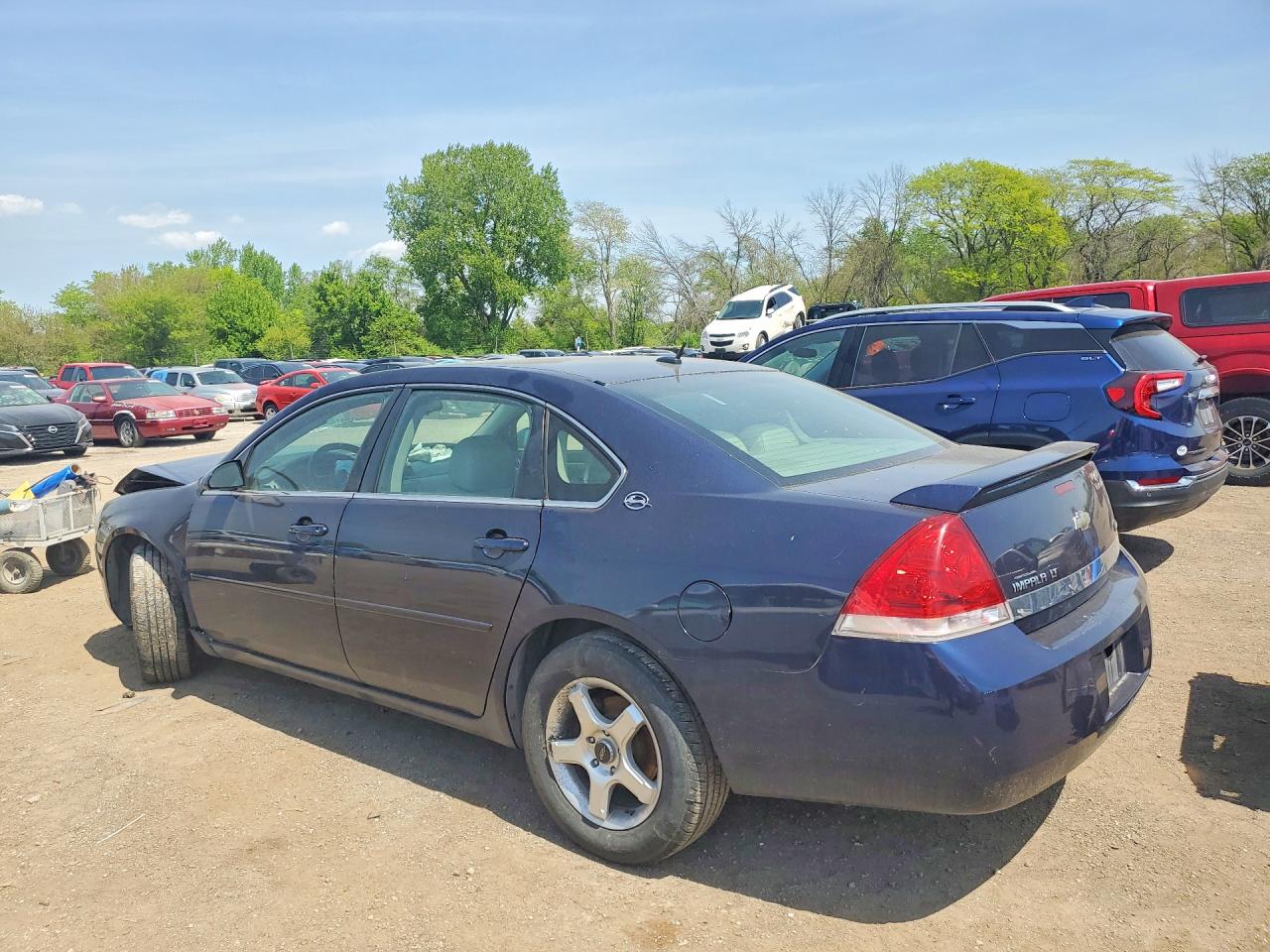 2008 Chevrolet Impala Lt Blue vin: 2G1WT58K789223909