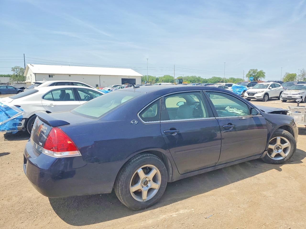 2008 Chevrolet Impala Lt Blue vin: 2G1WT58K789223909