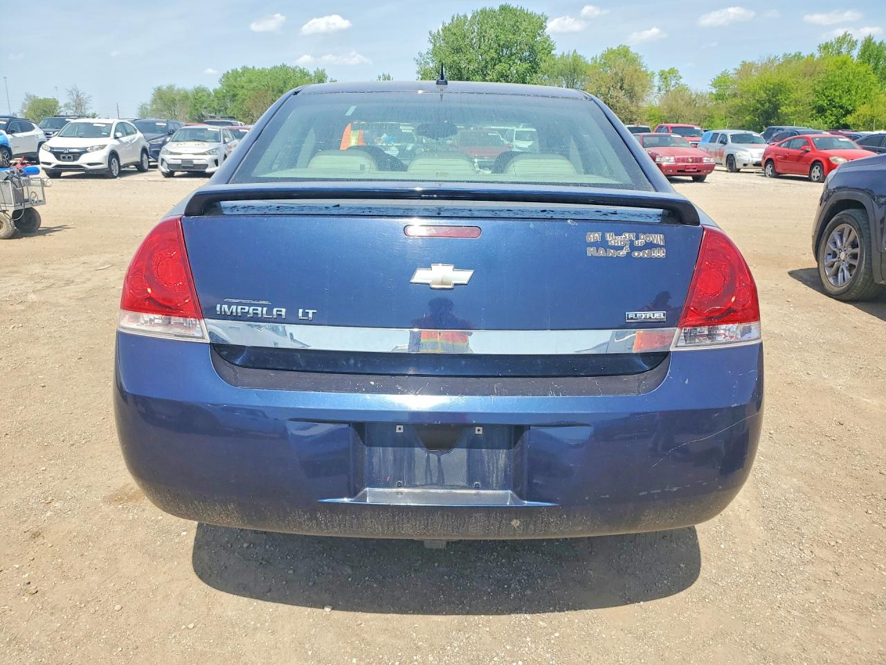 2008 Chevrolet Impala Lt Blue vin: 2G1WT58K789223909