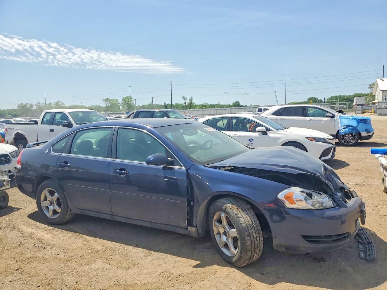 2008 Chevrolet Impala Lt Blue vin: 2G1WT58K789223909