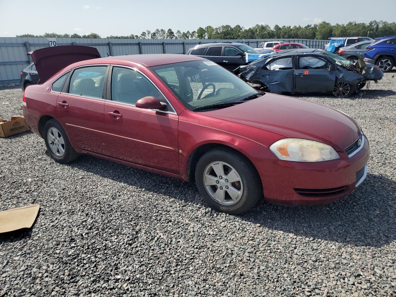 2008 Chevrolet Impala Lt Burgundy vin: 2G1WT58K789264881