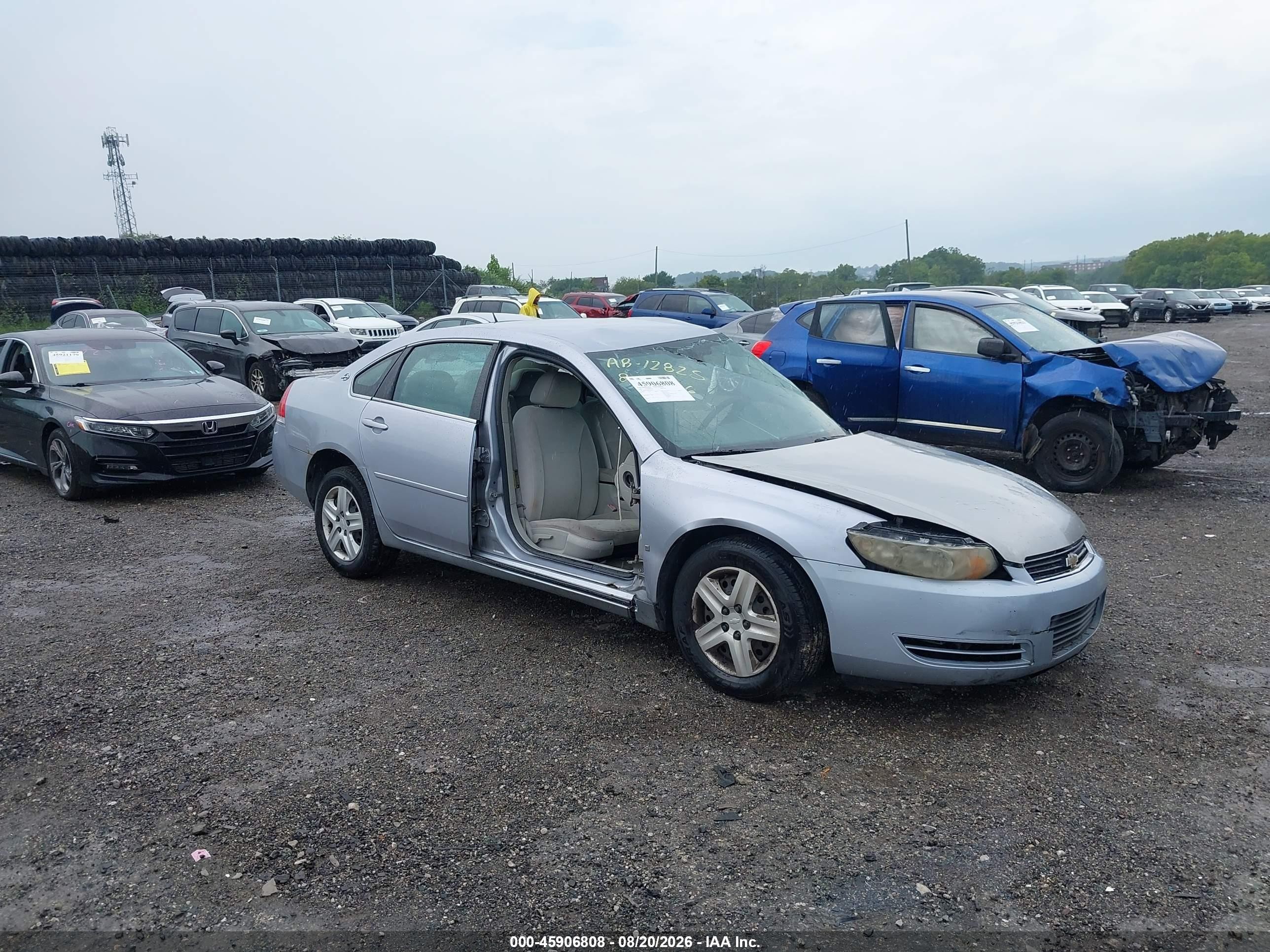 2006 Chevrolet Impala Lt Silver vin: 2G1WT58K869198659