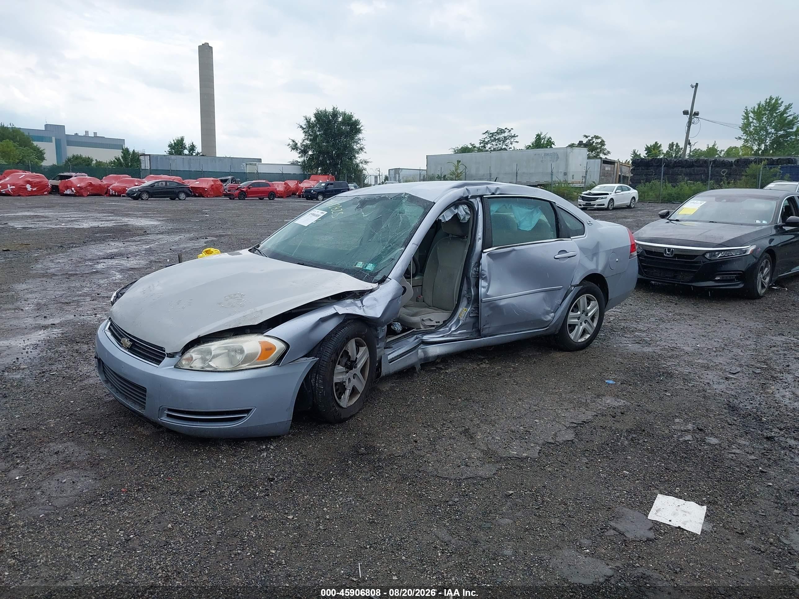 2006 Chevrolet Impala Lt Silver vin: 2G1WT58K869198659